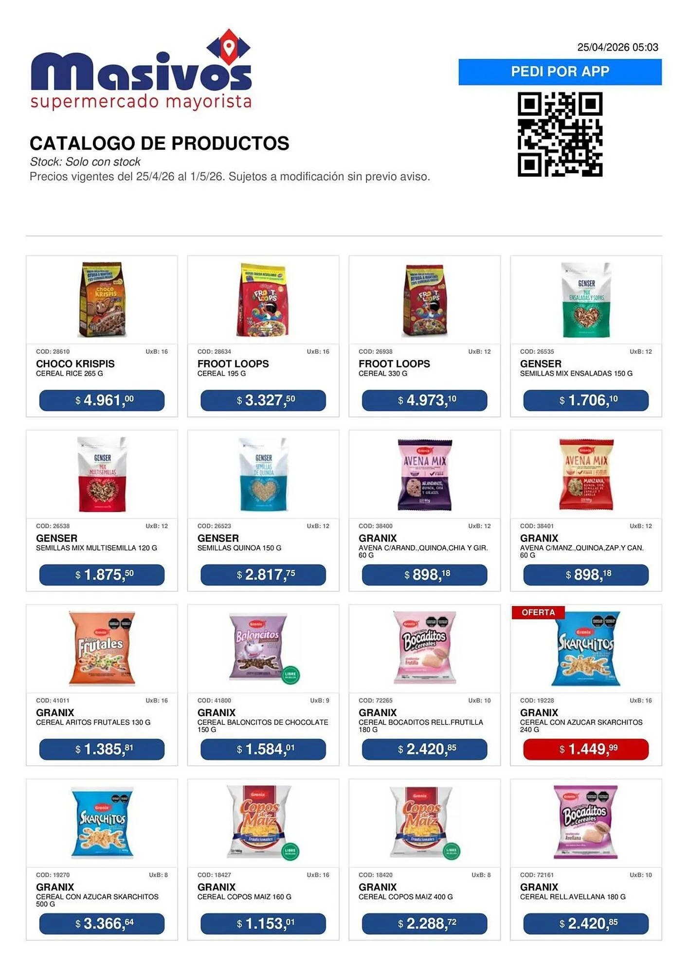 Ofertas de Catálogo Masivos 25 de abril al 1 de mayo 2026 - Página 13 del catálogo