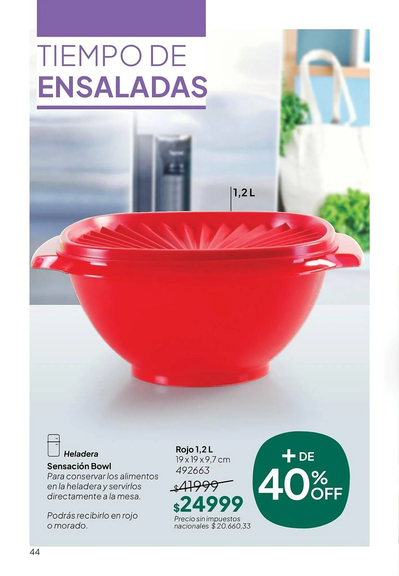 Ofertas de Folleto Tupperware 1 de enero al 31 de enero 2026 - Página 45 del catálogo