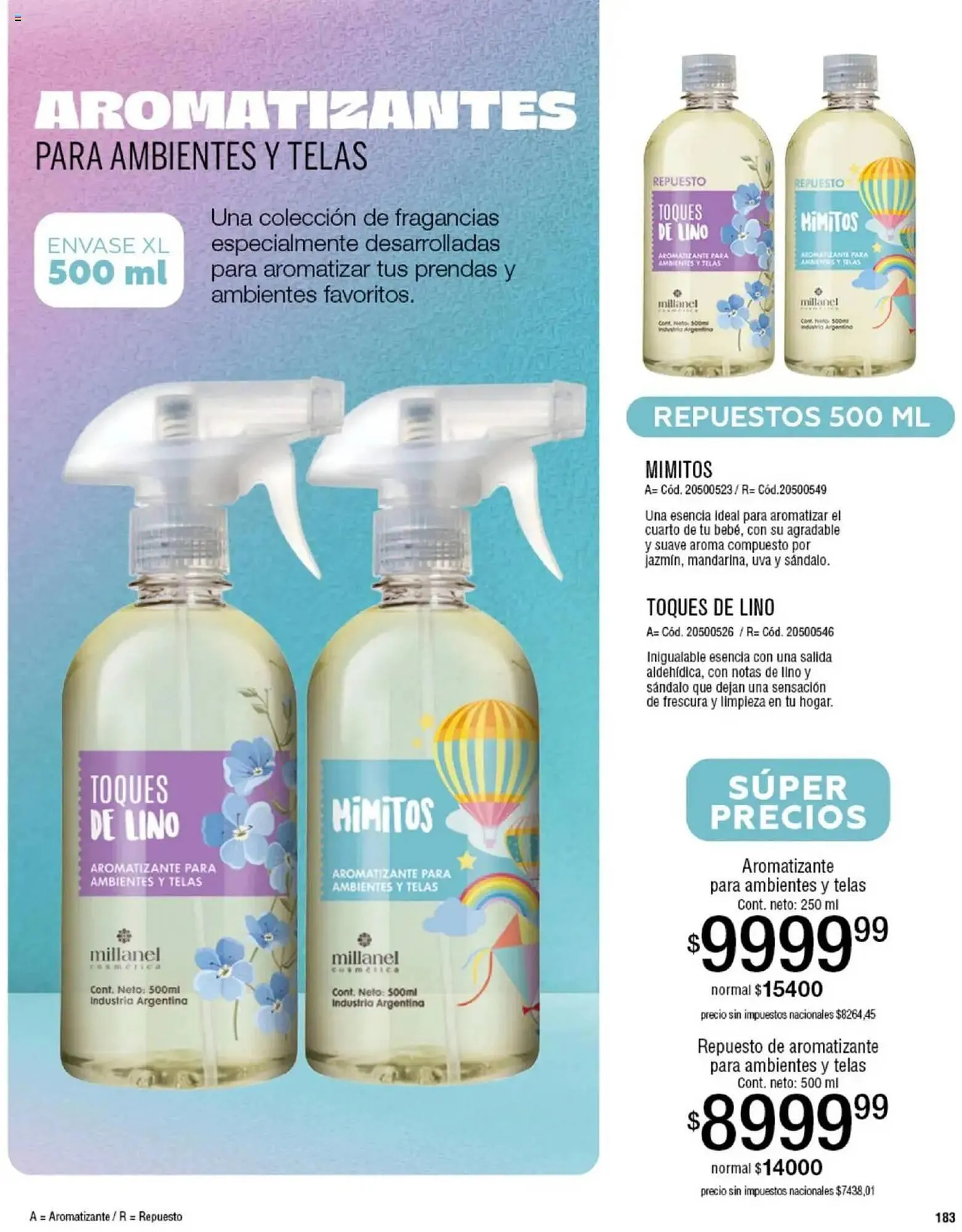 Ofertas de Catálogo Millanel Cosmética 15 de septiembre al 20 de octubre 2025 - Página 183 del catálogo