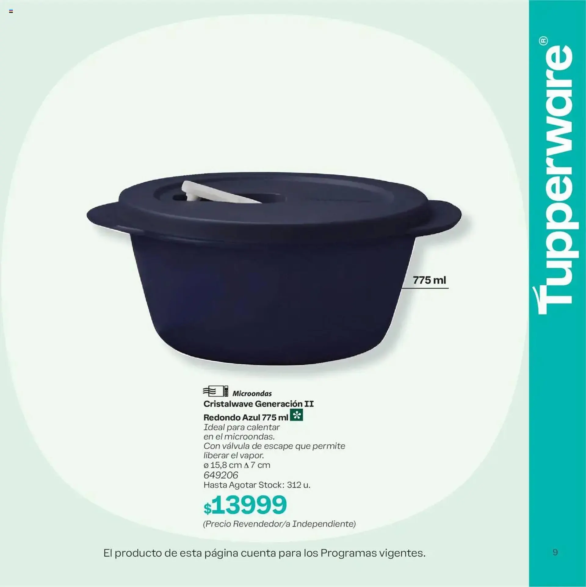 Ofertas de Folleto Tupperware 15 de septiembre al 22 de septiembre 2025 - Página 9 del catálogo