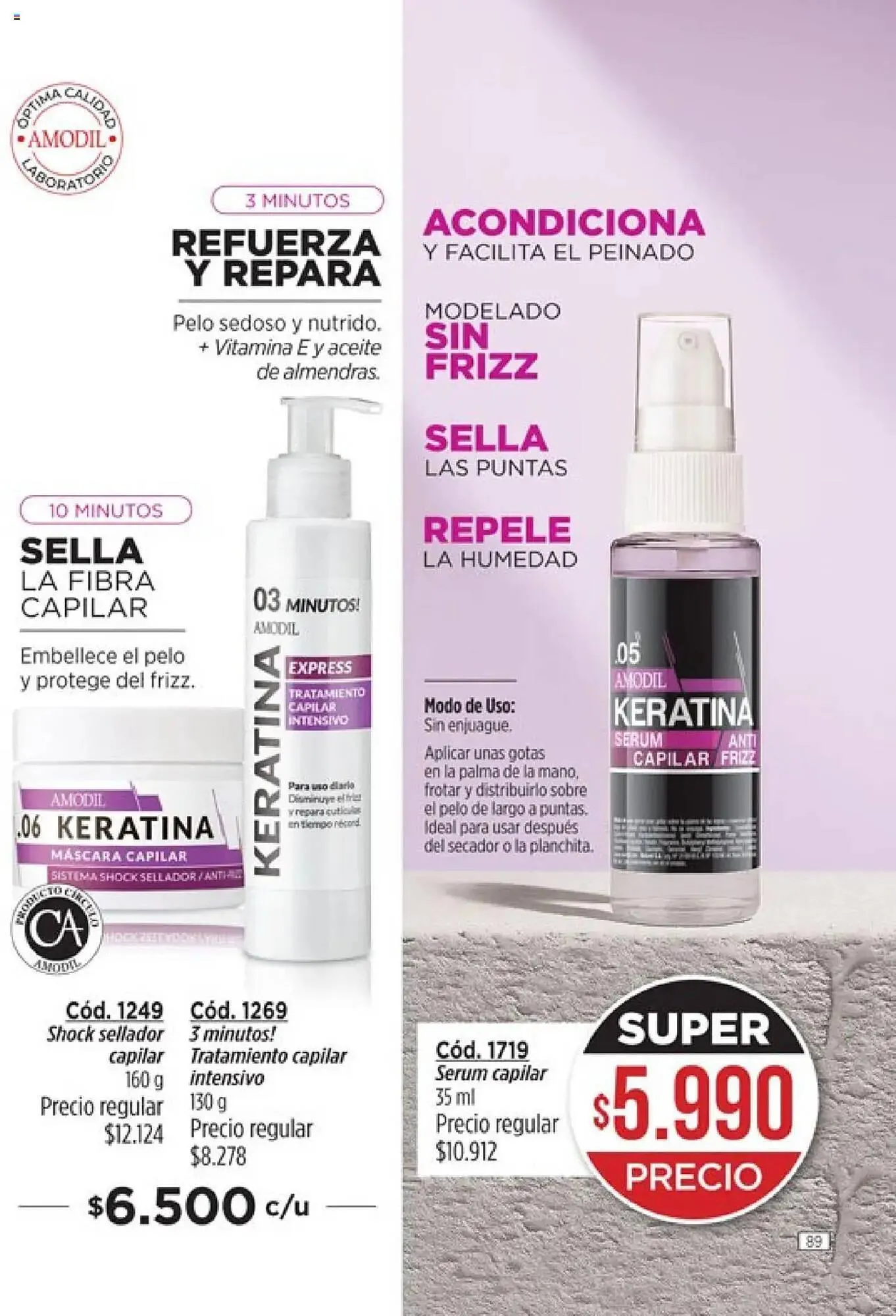 Ofertas de Catálogo Amodil 18 de julio al 31 de julio 2025 - Página 89 del catálogo