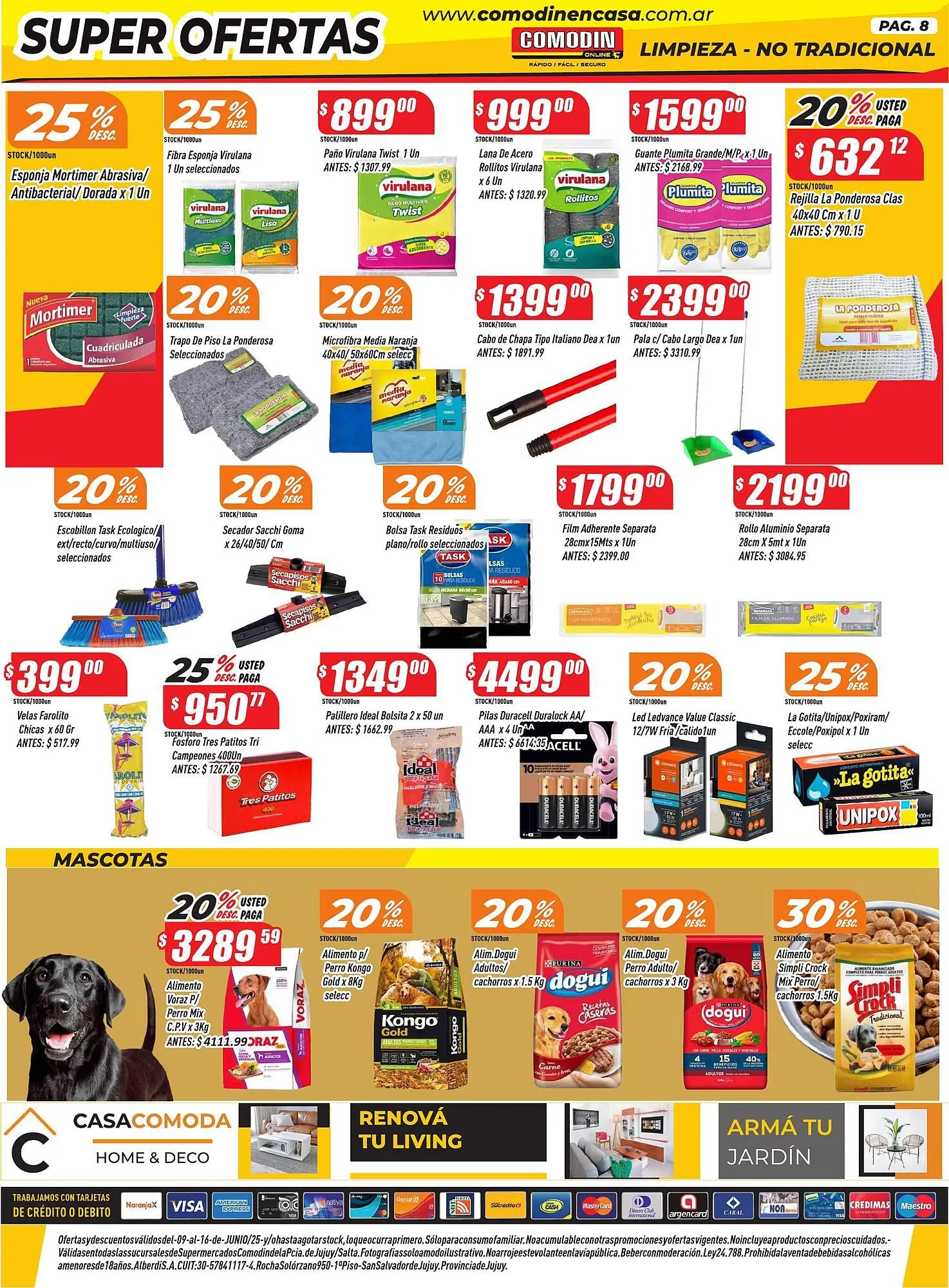 Ofertas de Catálogo Supermercados Comodin 9 de junio al 16 de junio 2025 - Página 9 del catálogo