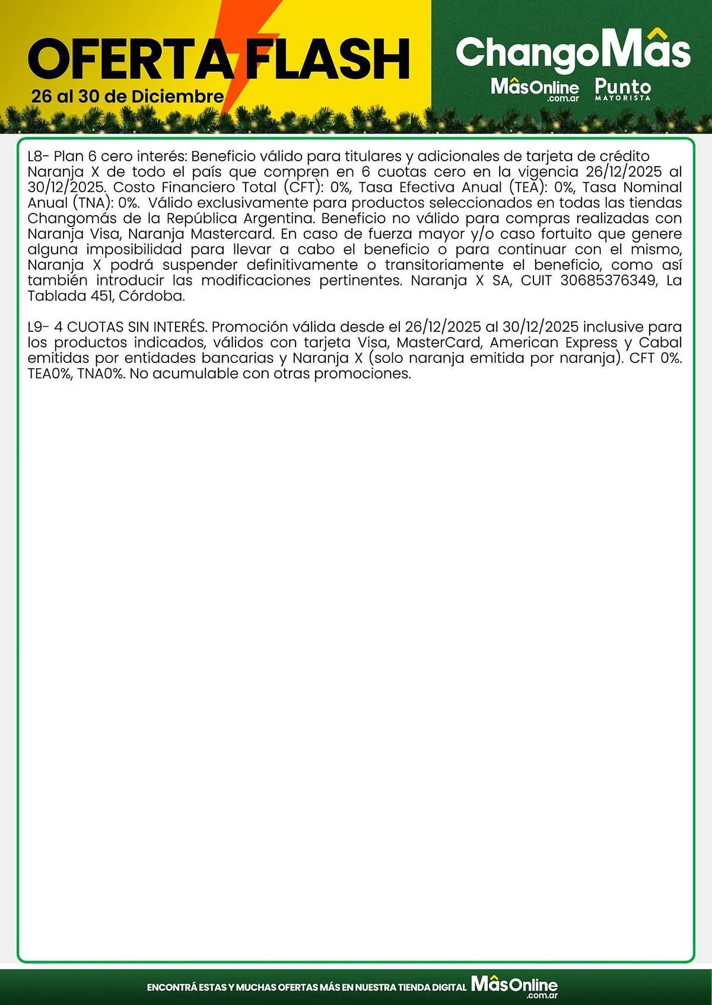 Ofertas de Catálogo Changomas 29 de diciembre al 30 de diciembre 2025 - Página 24 del catálogo