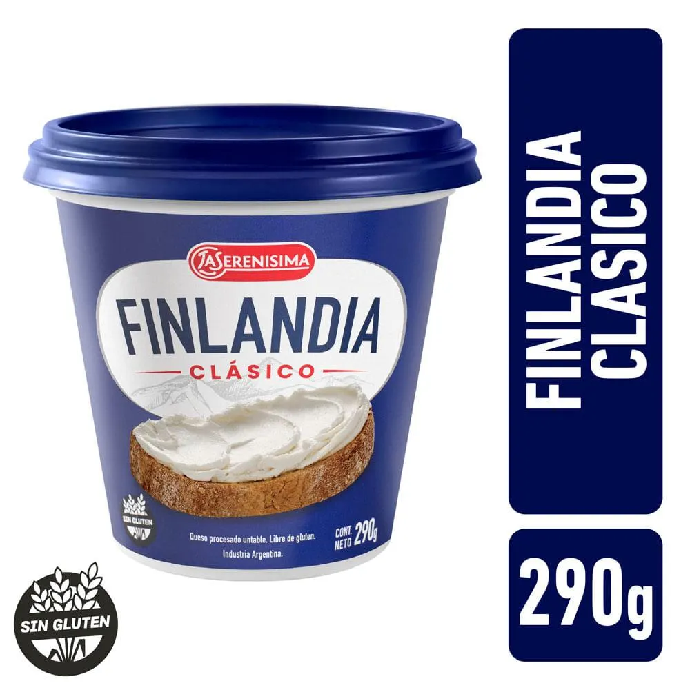 Queso Untable Finlandia Clásico 290 Gr