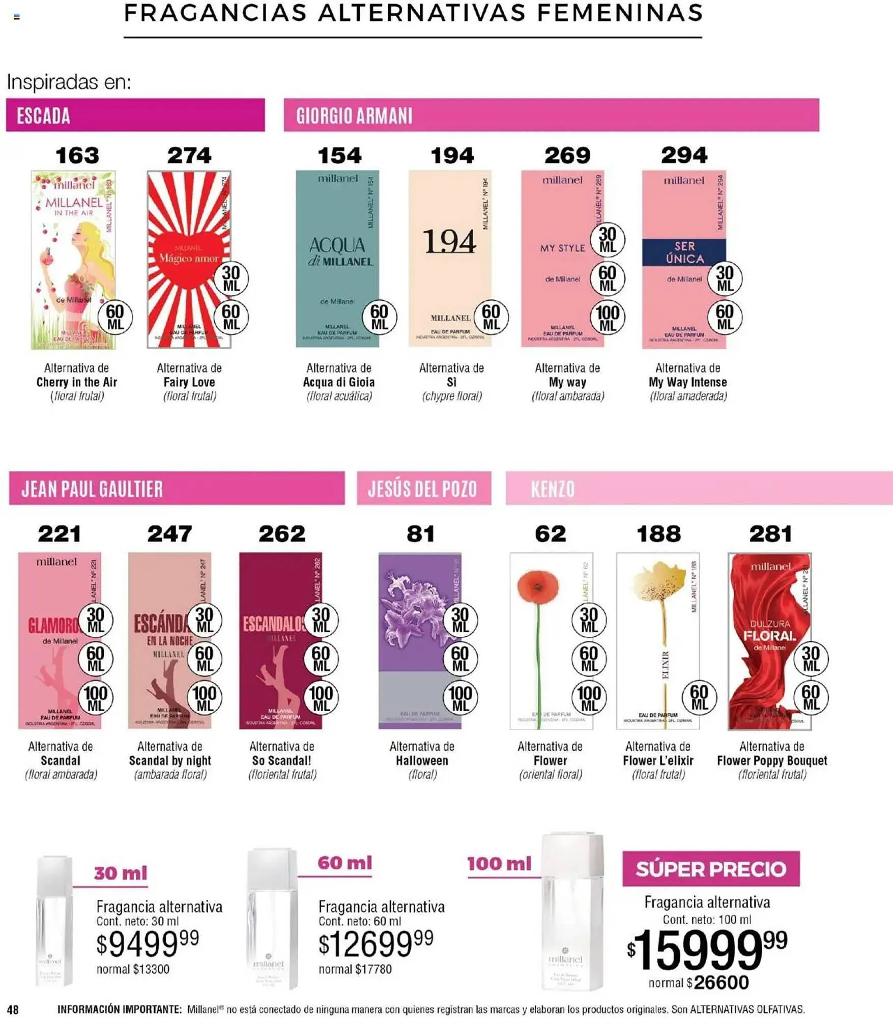 Ofertas de Catálogo Millanel Cosmética 31 de marzo al 27 de abril 2025 - Página 48 del catálogo