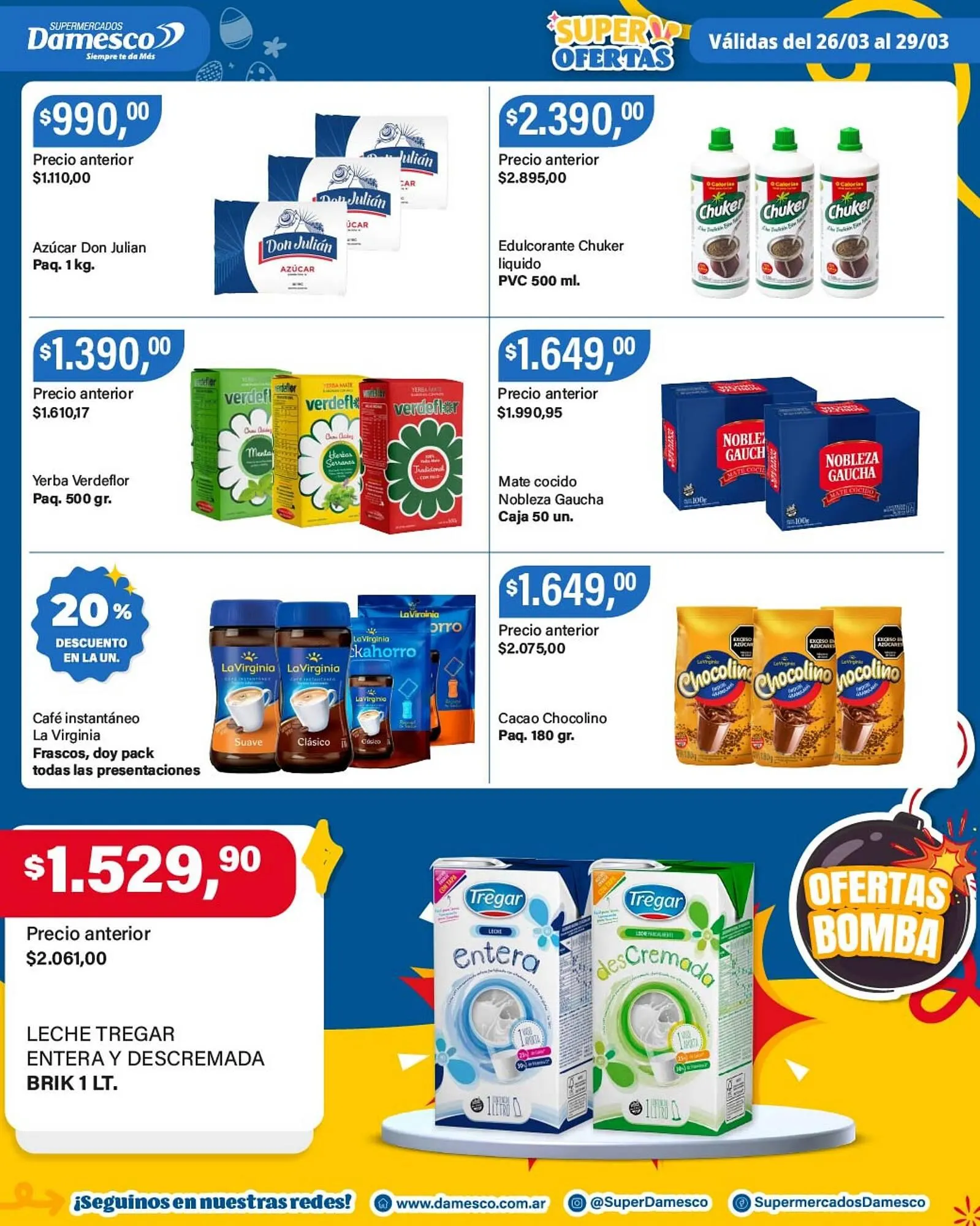 Ofertas de Catálogo Supermercados Damesco 26 de marzo al 29 de marzo 2026 - Página 4 del catálogo