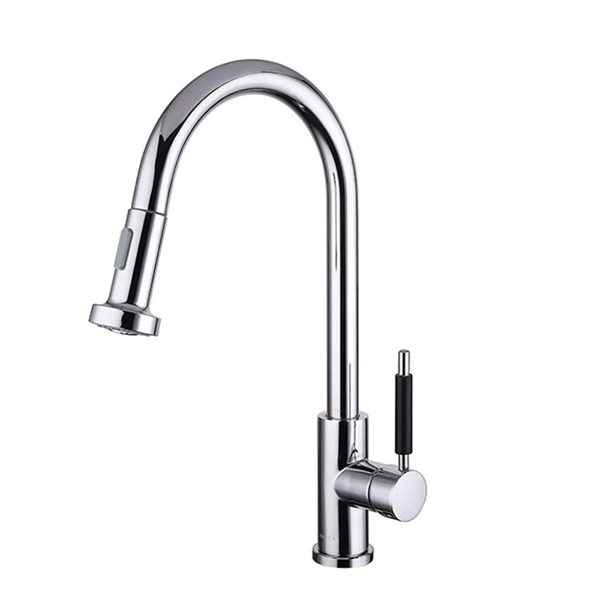 Grifería Cocina Monocomando Gris Gourmet Piazza