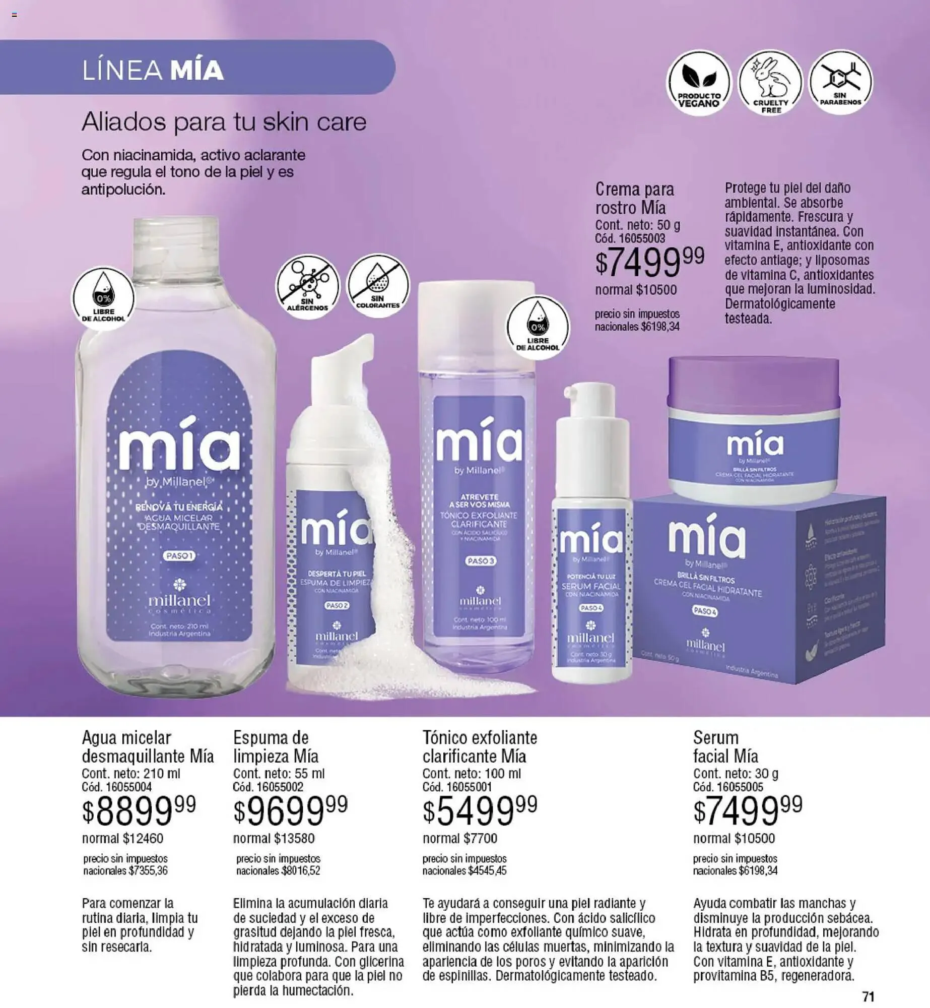 Ofertas de Catálogo Millanel Cosmética 27 de abril al 25 de mayo 2026 - Página 71 del catálogo