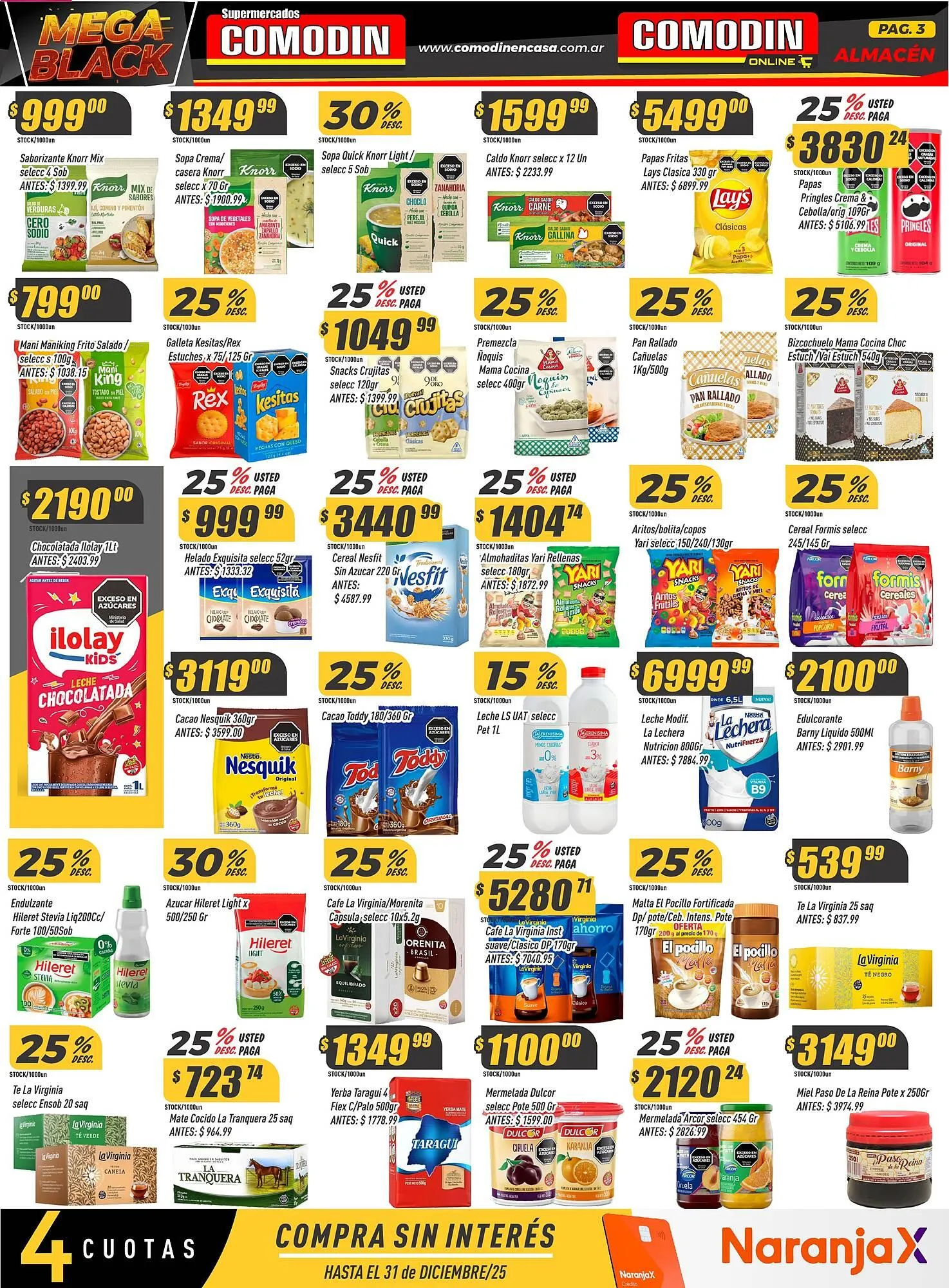 Ofertas de Catálogo Supermercados Comodin 3 de noviembre al 10 de noviembre 2025 - Página 3 del catálogo