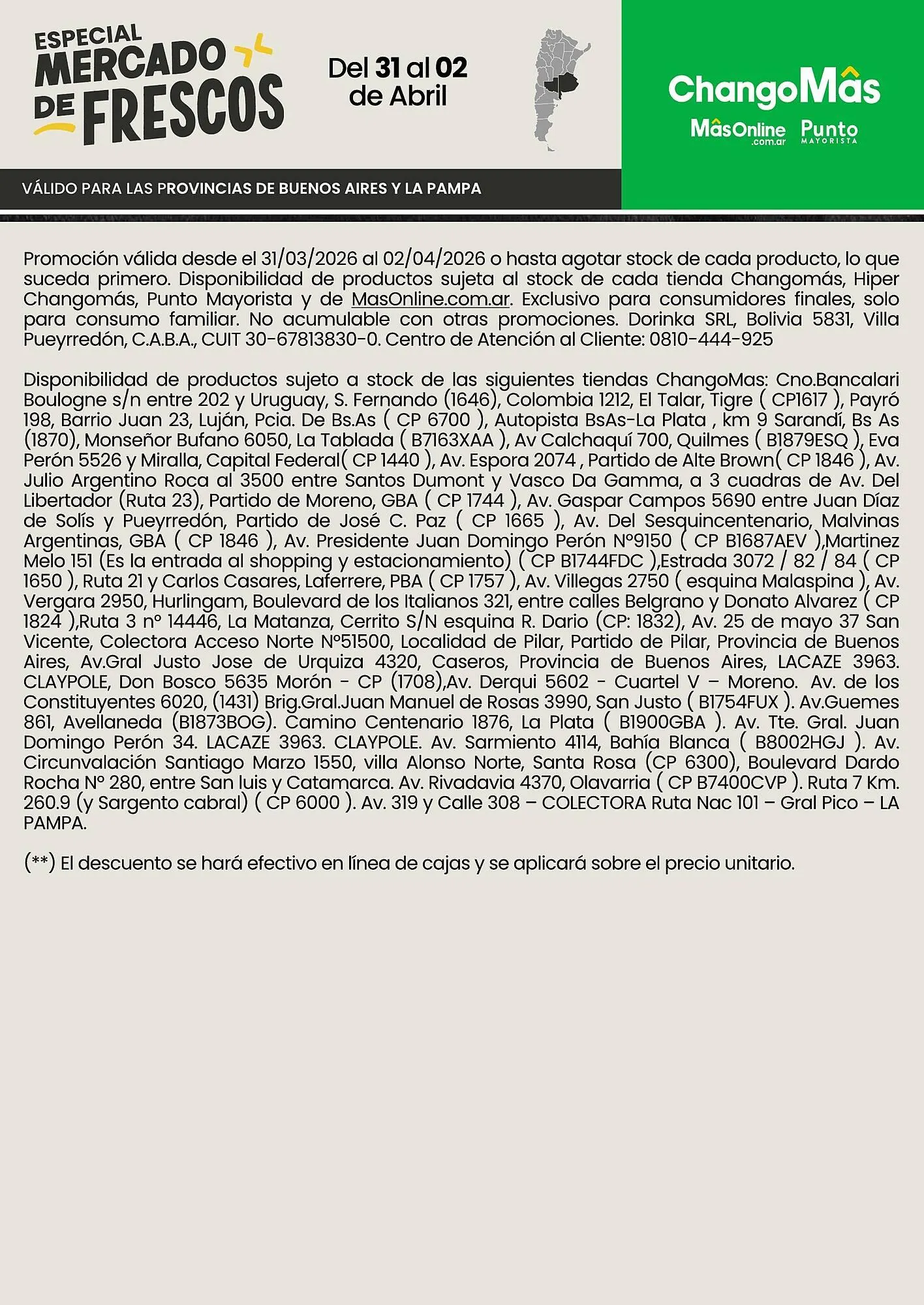 Ofertas de Catálogo Changomas 1 de abril al 2 de abril 2026 - Página 2 del catálogo