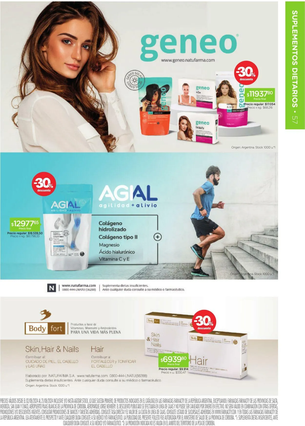 Ofertas de Farmacity 1 de agosto al 31 de agosto 2024 - Página 57 del catálogo