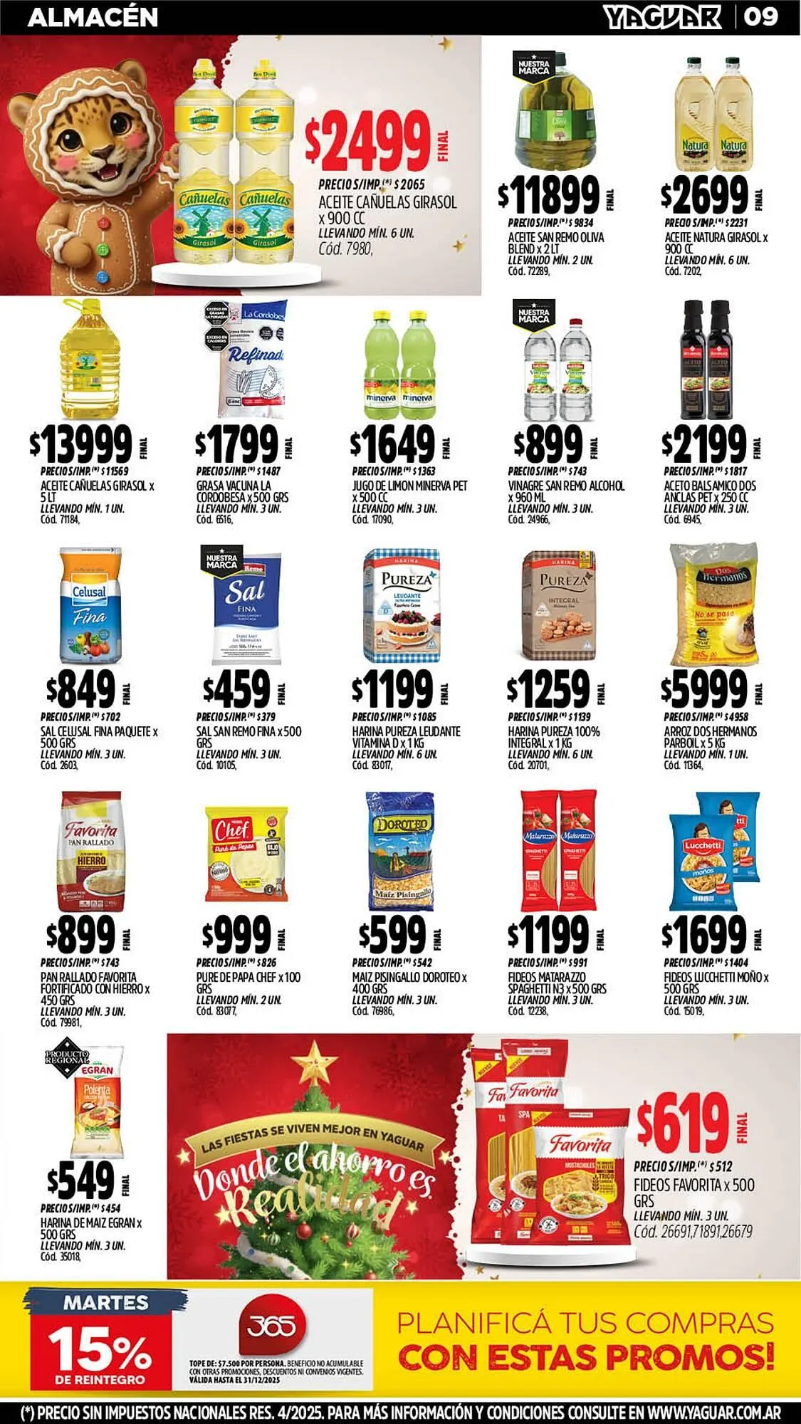 Ofertas de Catálogo Supermercados Yaguar 15 de diciembre al 21 de diciembre 2025 - Página 12 del catálogo