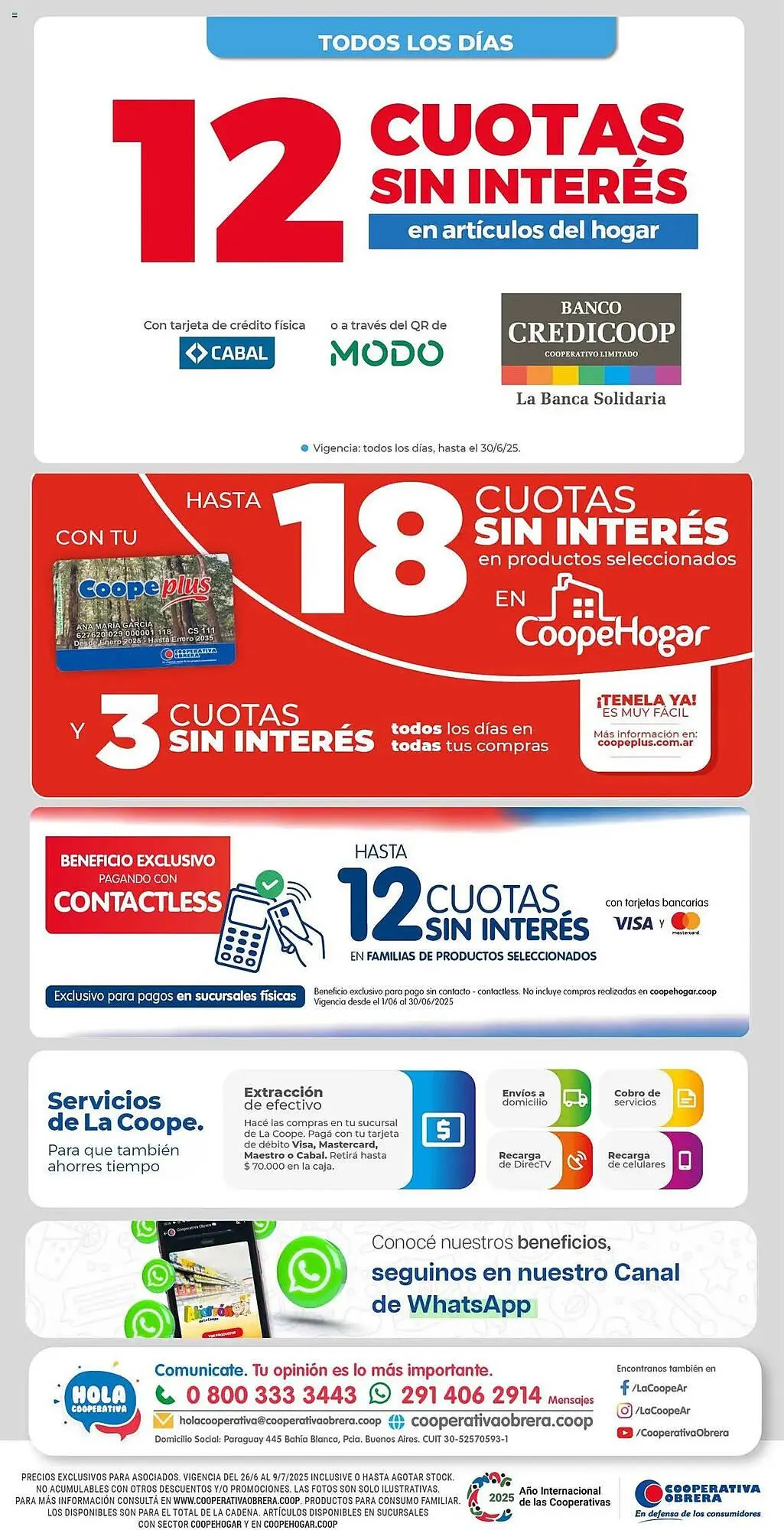 Ofertas de Catálogo Cooperativa Obrera 26 de junio al 10 de julio 2025 - Página 11 del catálogo