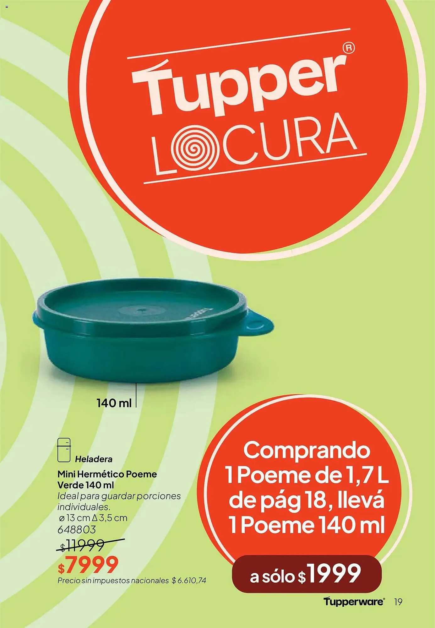 Ofertas de Folleto Tupperware 24 de noviembre al 31 de diciembre 2025 - Página 20 del catálogo
