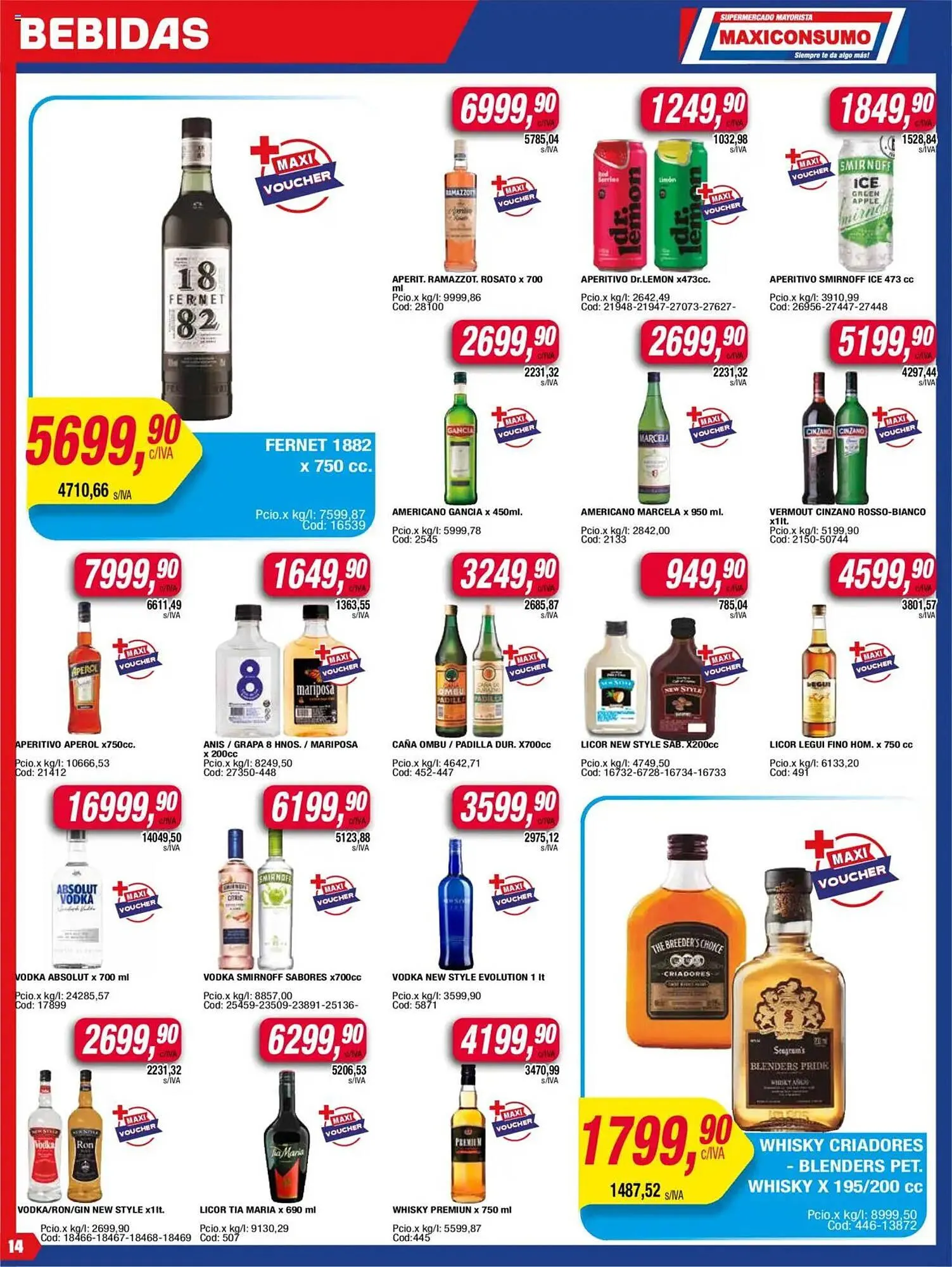 Ofertas de Catálogo Maxiconsumo 5 de mayo al 11 de mayo 2025 - Página 14 del catálogo
