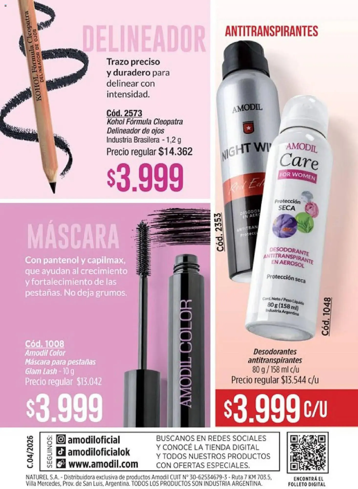 Ofertas de Catálogo Amodil 1 de marzo al 31 de marzo 2026 - Página 164 del catálogo