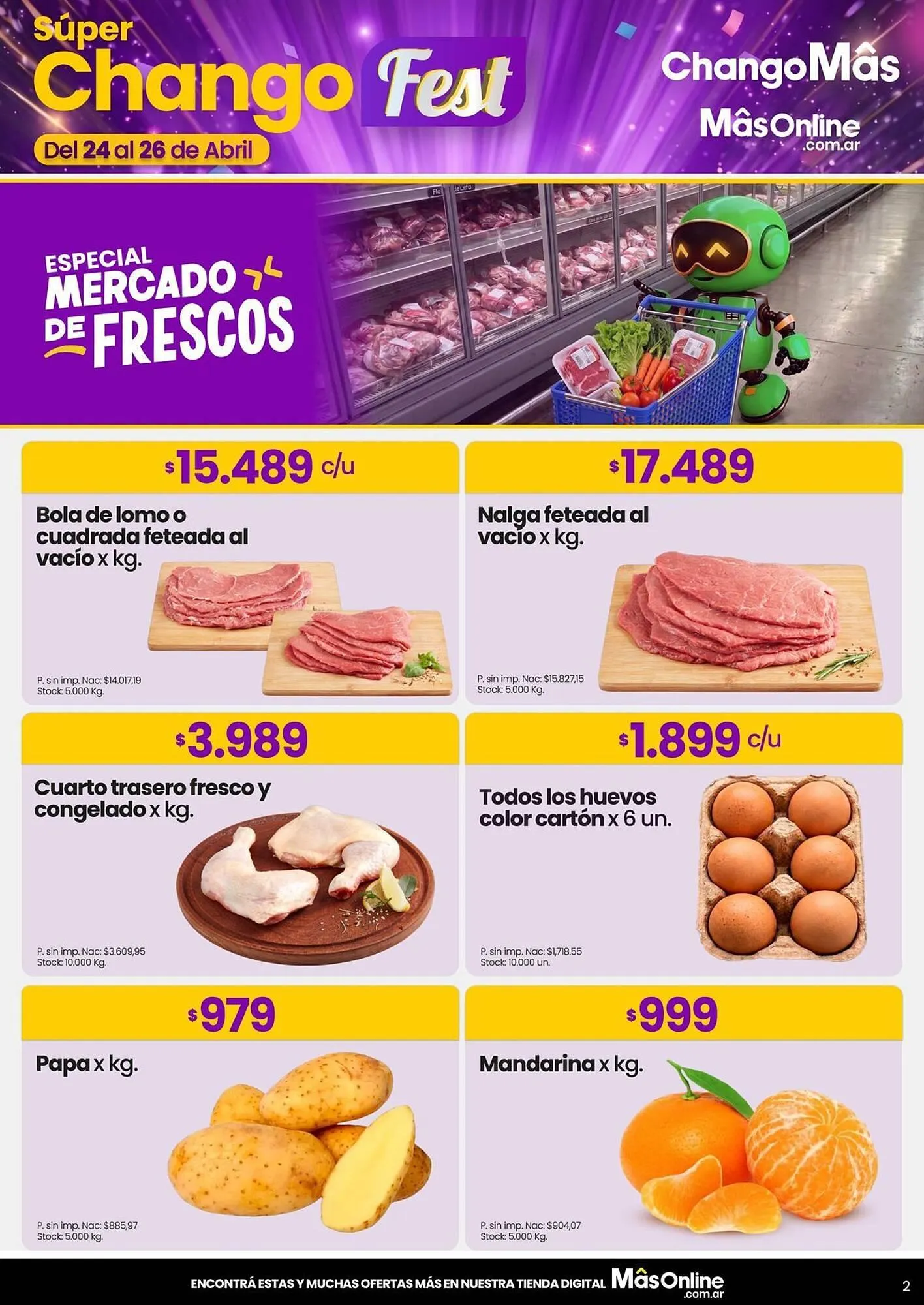 Ofertas de Catálogo Changomas 24 de abril al 26 de abril 2026 - Página 1 del catálogo