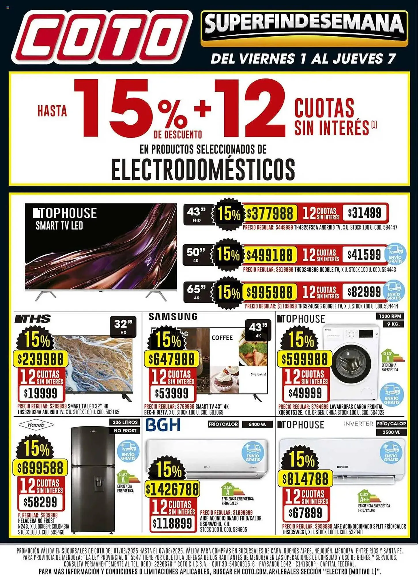 Ofertas de Catálogo Coto 1 de agosto al 7 de agosto 2025 - Página 1 del catálogo