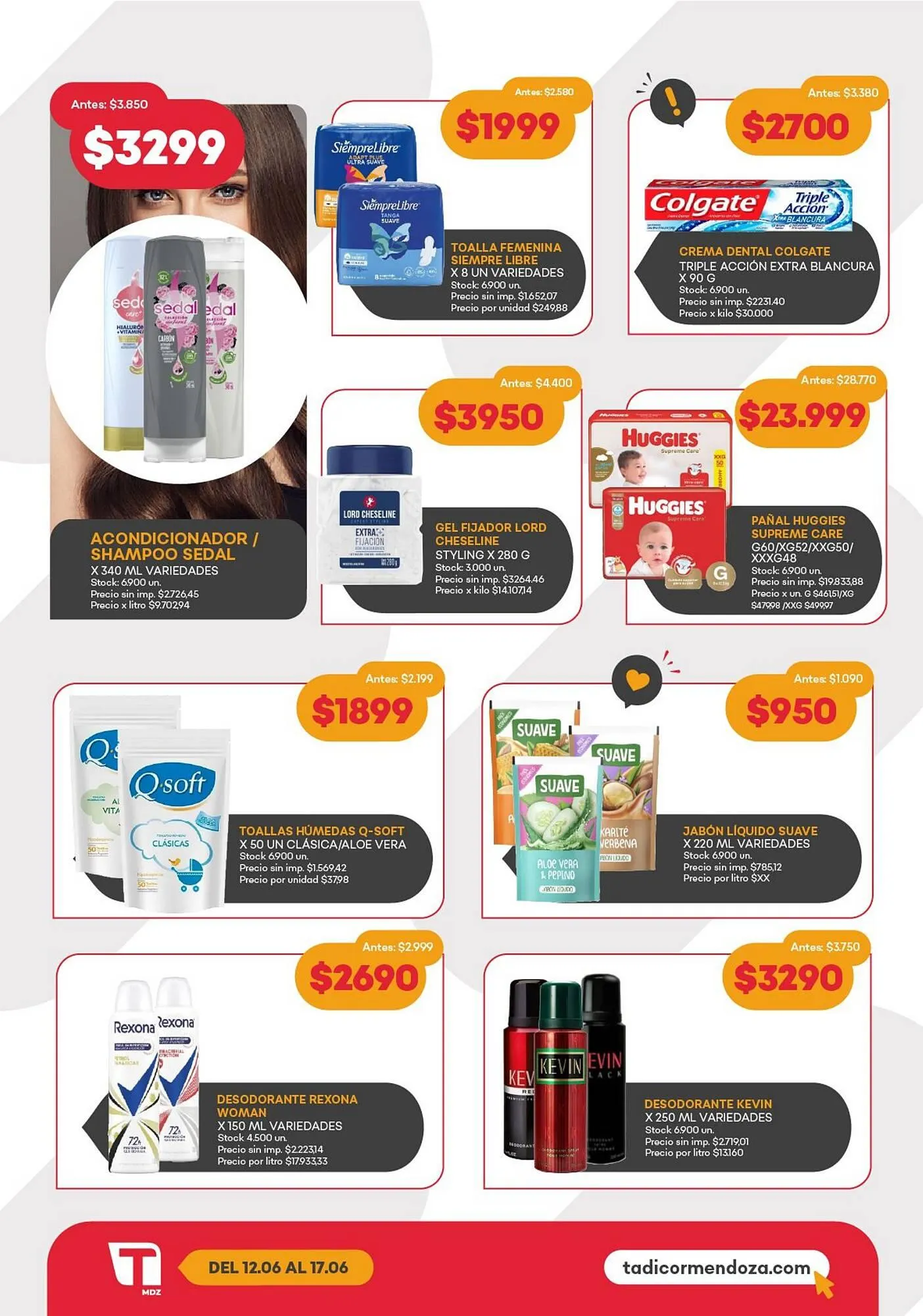 Ofertas de Catálogo Supermercados Tadicor 11 de junio al 16 de junio 2025 - Página 6 del catálogo