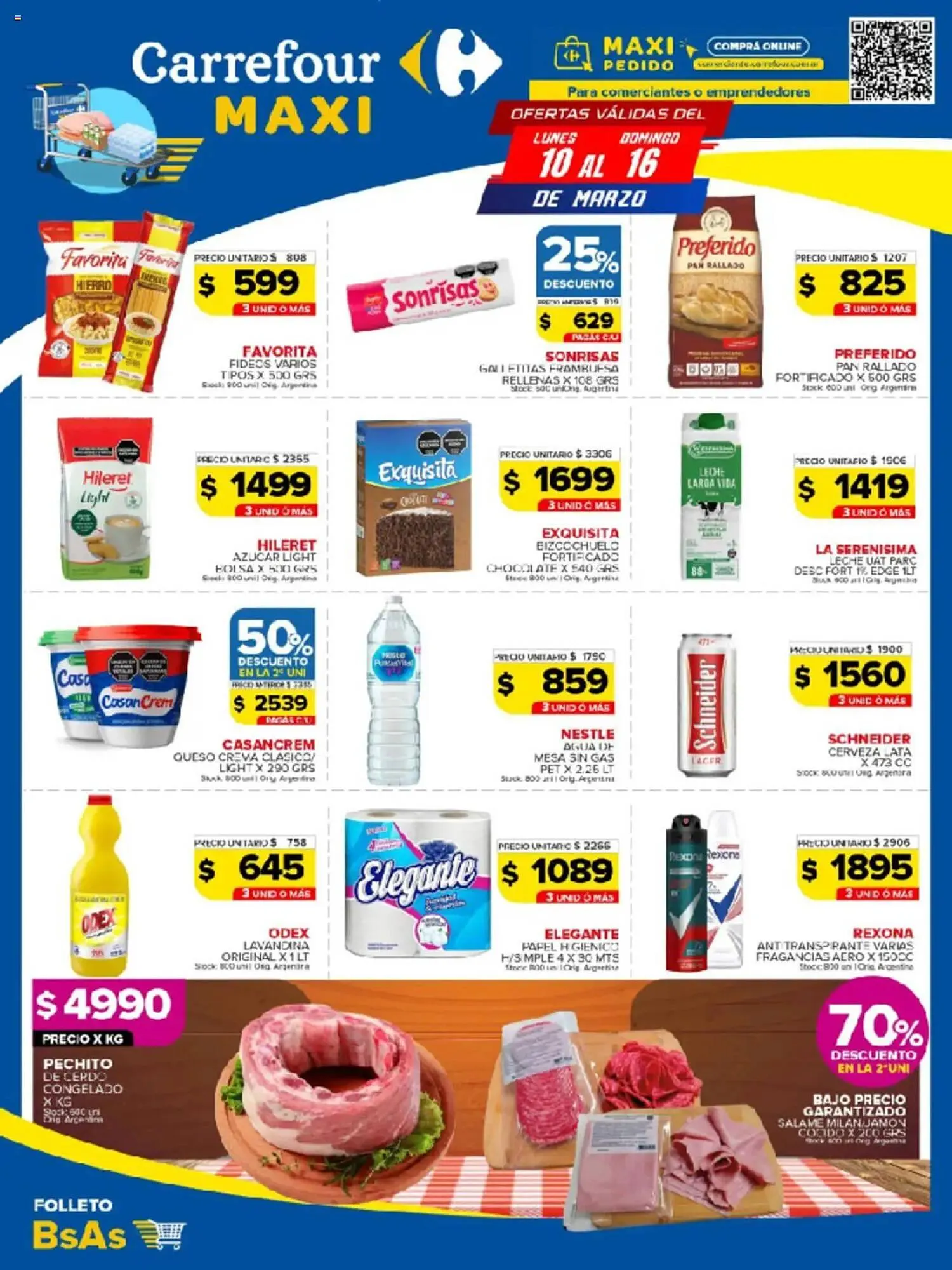 Ofertas de Catálogo Carrefour Maxi 10 de marzo al 16 de marzo 2025 - Página 1 del catálogo