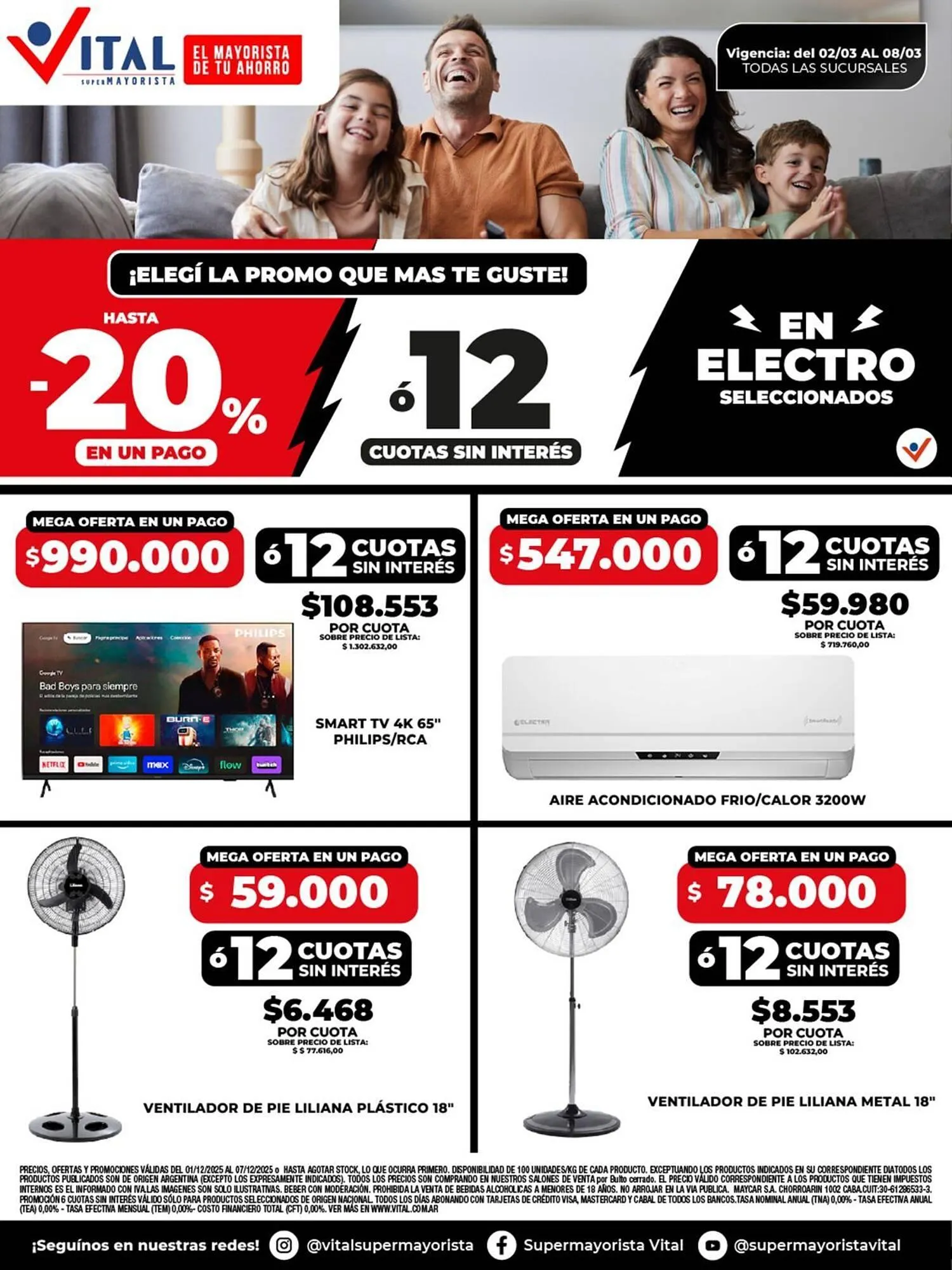 Ofertas de Catálogo Supermayorista Vital 2 de marzo al 8 de marzo 2026 - Página 1 del catálogo