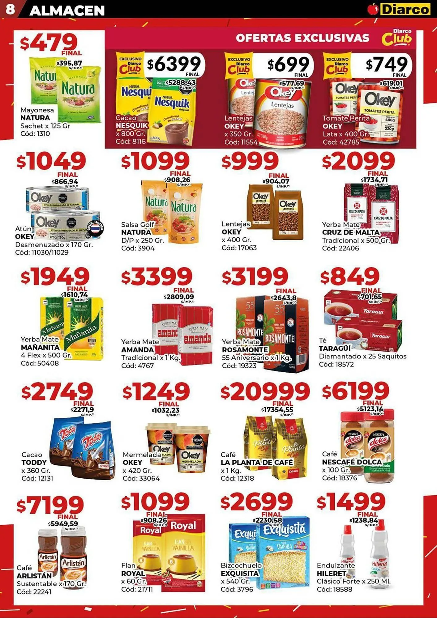 Ofertas de Catálogo Diarco 28 de julio al 1 de agosto 2025 - Página 8 del catálogo