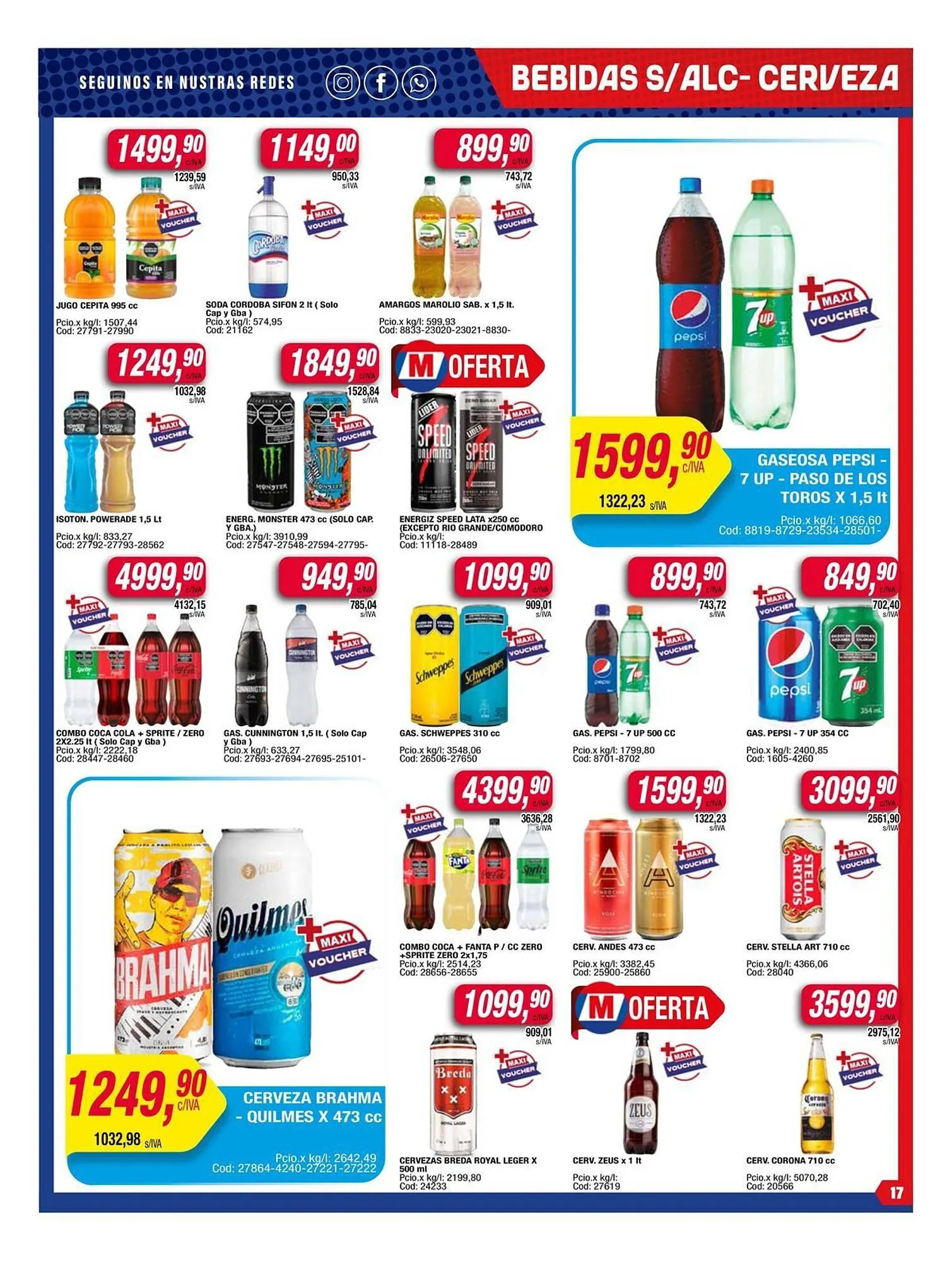 Ofertas de Catálogo Maxiconsumo 14 de julio al 21 de julio 2025 - Página 17 del catálogo