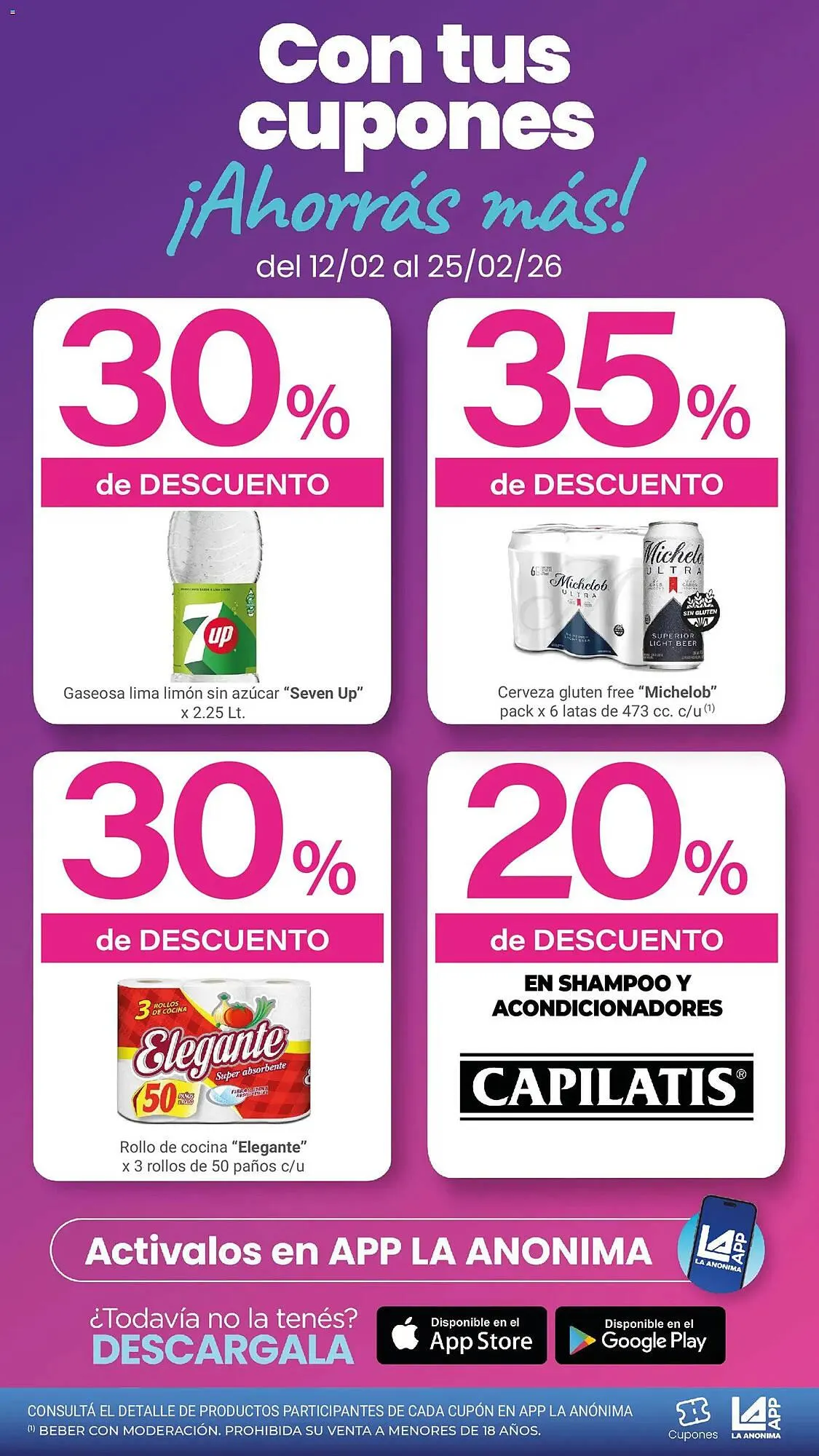 Ofertas de Catálogo La Anonima 12 de febrero al 23 de febrero 2026 - Página 4 del catálogo