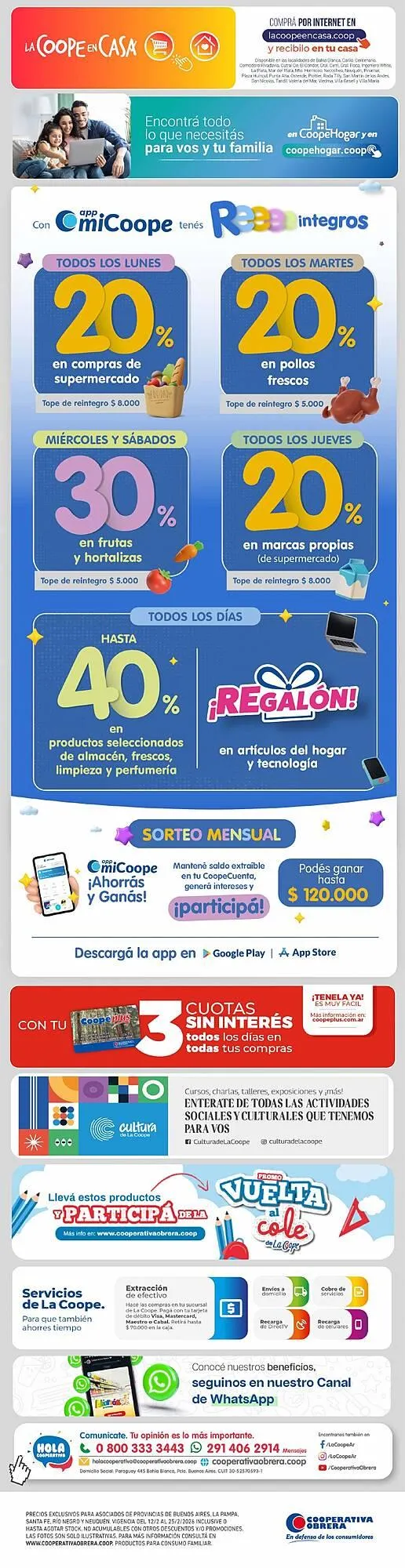 Ofertas de Catálogo Cooperativa Obrera 12 de febrero al 25 de febrero 2026 - Página 9 del catálogo