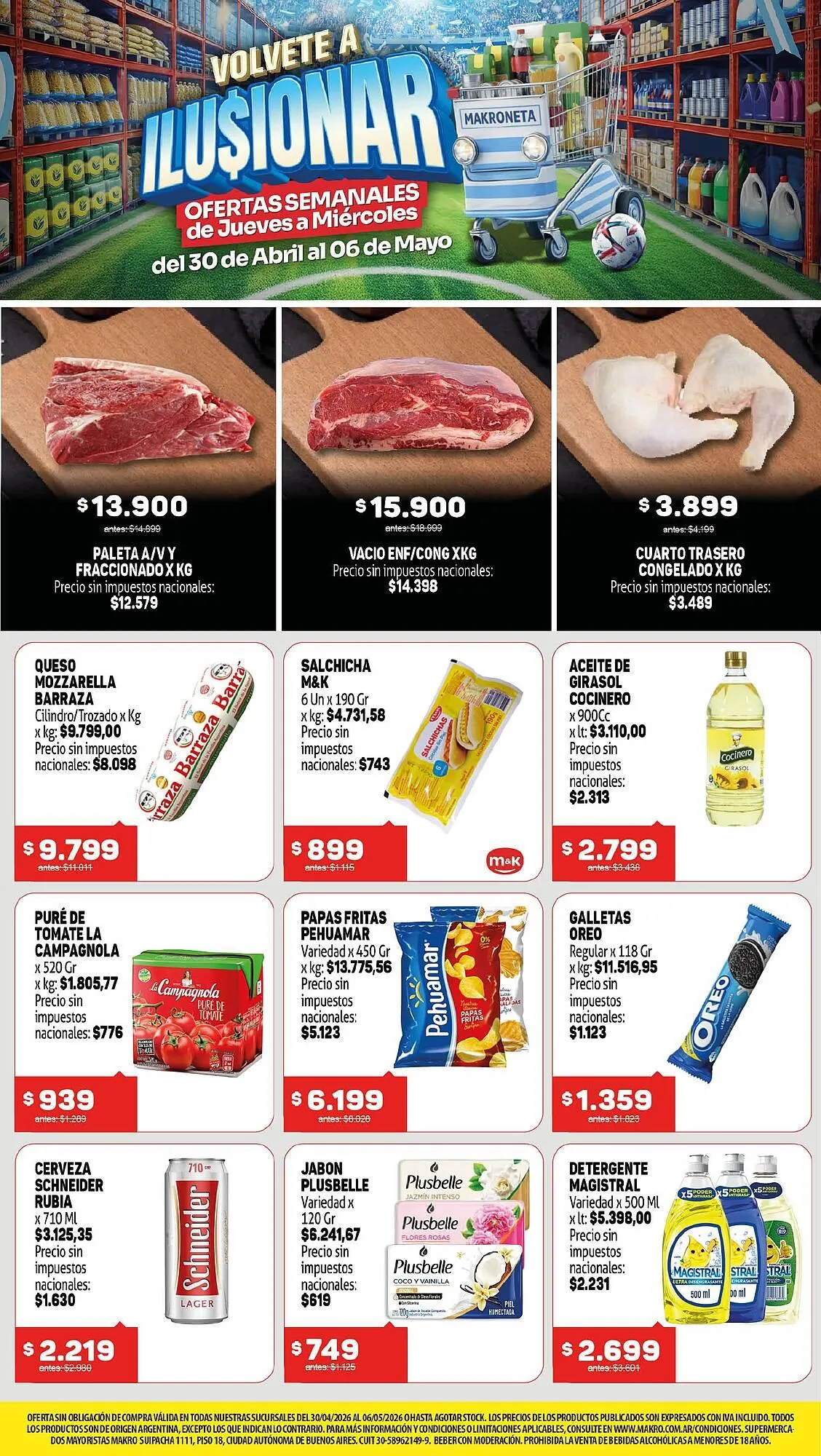 Ofertas de Catálogo Makro 30 de abril al 6 de mayo 2026 - Página 1 del catálogo