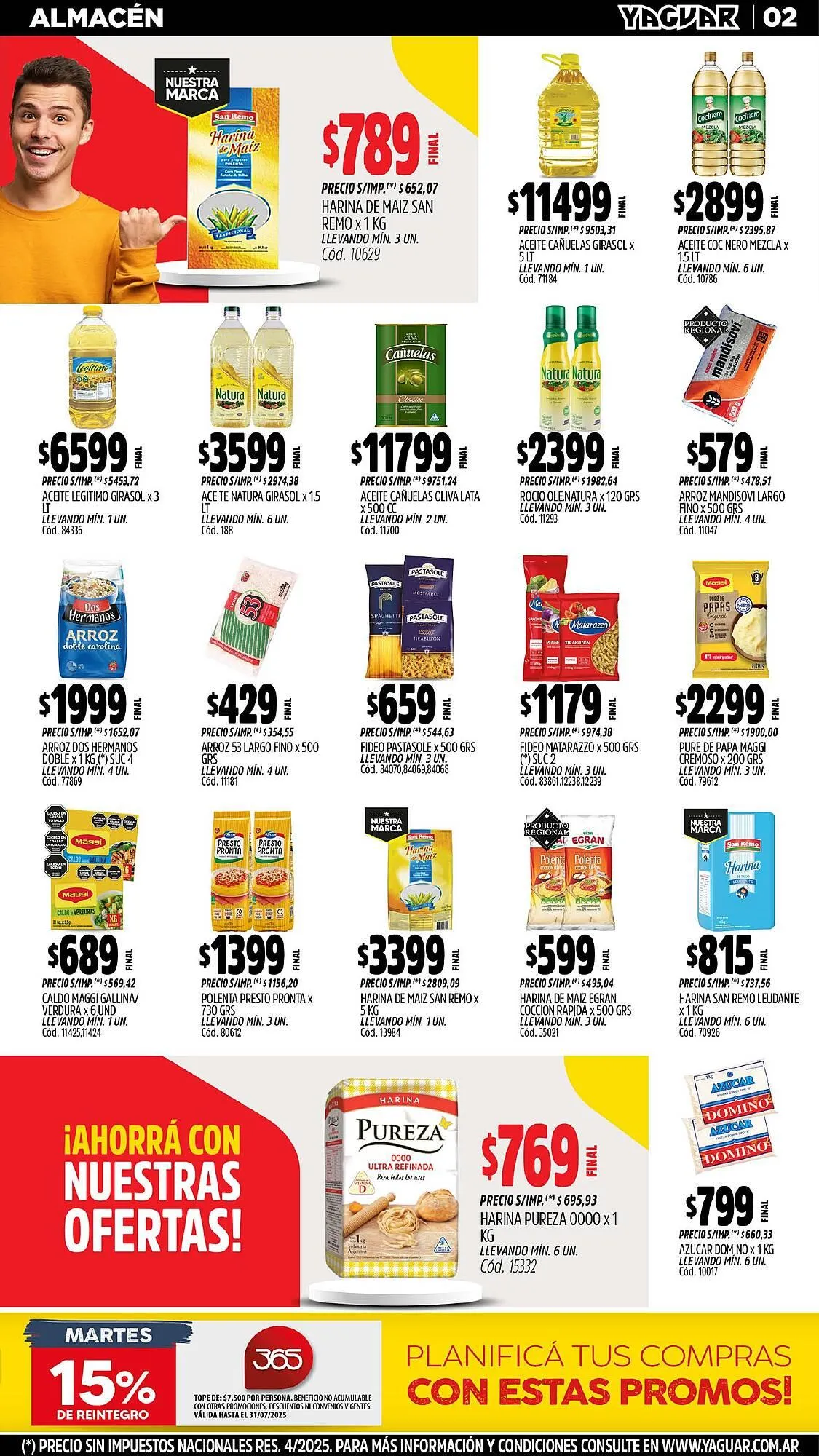Ofertas de Catálogo Supermercados Yaguar 28 de julio al 4 de agosto 2025 - Página 2 del catálogo