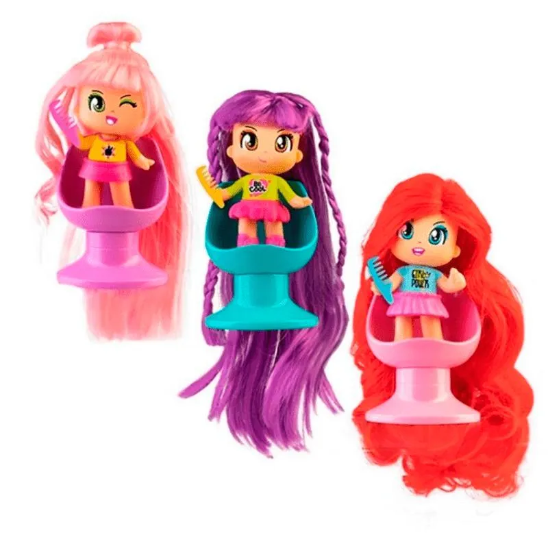 Pinypon - Figura Super Melena -Surtido De Tres PNY33000
