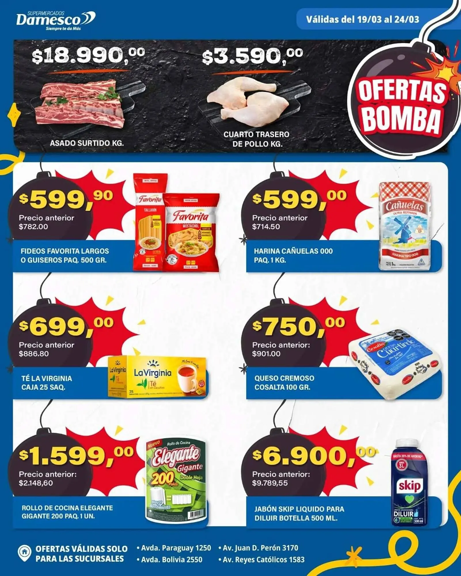 Ofertas de Catálogo Supermercados Damesco 19 de marzo al 24 de marzo 2026 - Página 2 del catálogo