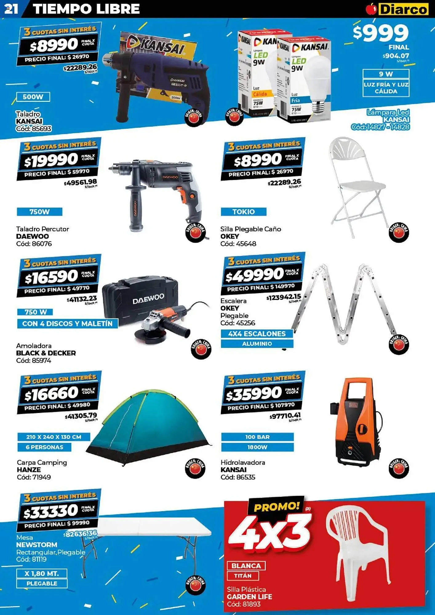 Ofertas de Catálogo Diarco 18 de agosto al 22 de agosto 2025 - Página 21 del catálogo