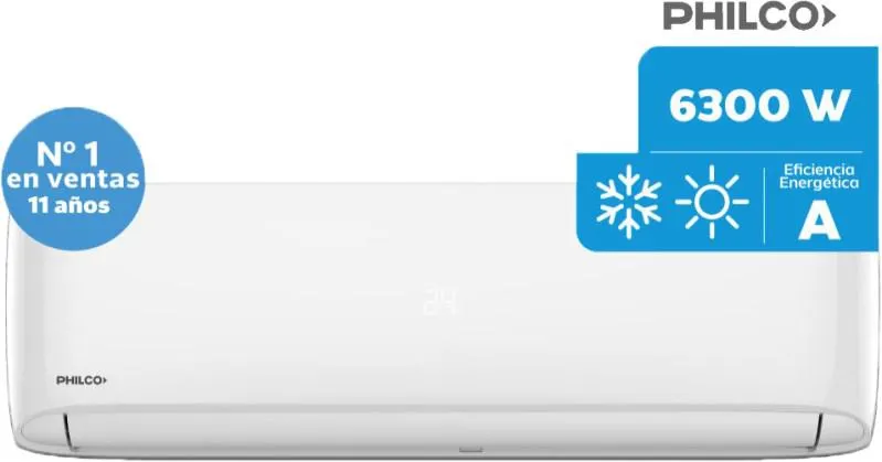 Aire Acondicionado Split Frío Calor 5418 Frigorías - PHILCO