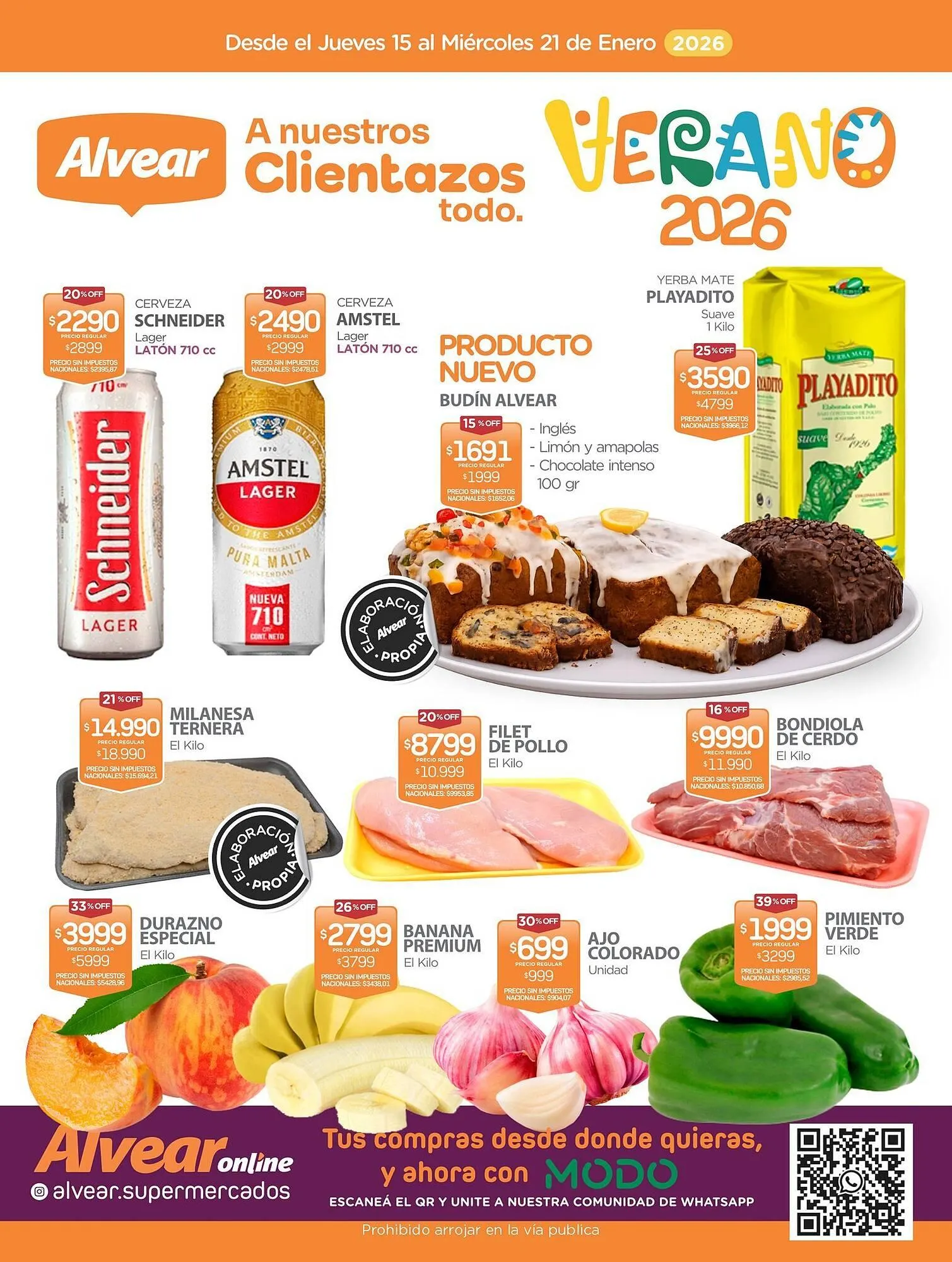 Ofertas de Catálogo Alvear 15 de enero al 21 de enero 2026 - Página 1 del catálogo