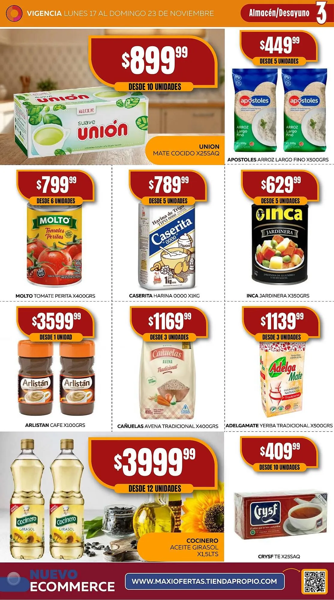 Ofertas de Catálogo Maxi Ofertas 17 de noviembre al 23 de noviembre 2025 - Página 3 del catálogo
