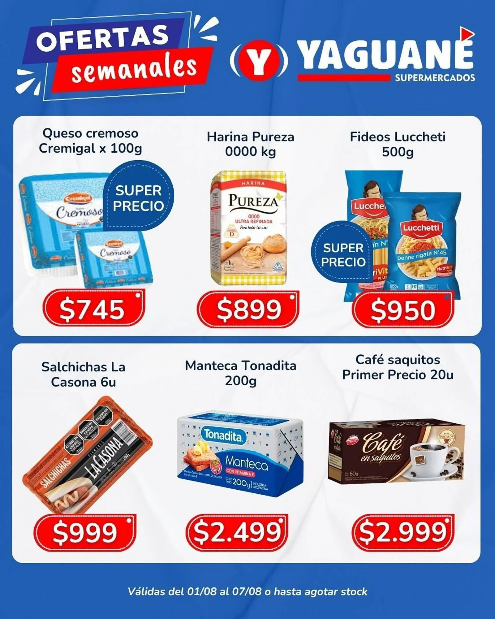 Ofertas de Catálogo Yaguane Supermercados 1 de agosto al 7 de agosto 2025 - Página 2 del catálogo