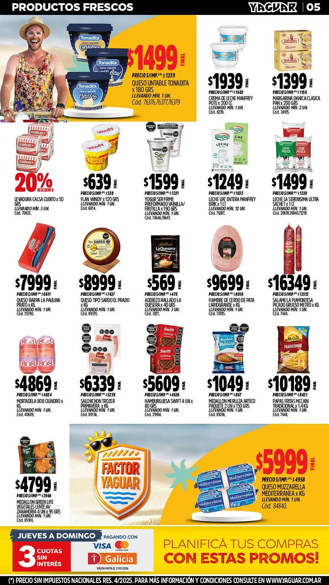 Ofertas de Catálogo Supermercados Yaguar 5 de enero al 11 de enero 2026 - Página 5 del catálogo