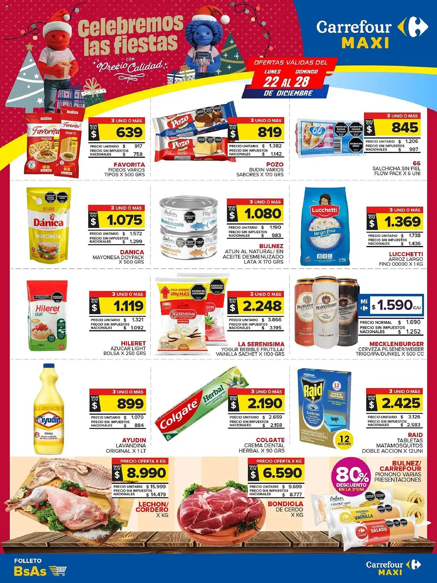 Ofertas de Folleto Carrefour Maxi 22 de diciembre al 30 de diciembre 2025 - Página 1 del catálogo