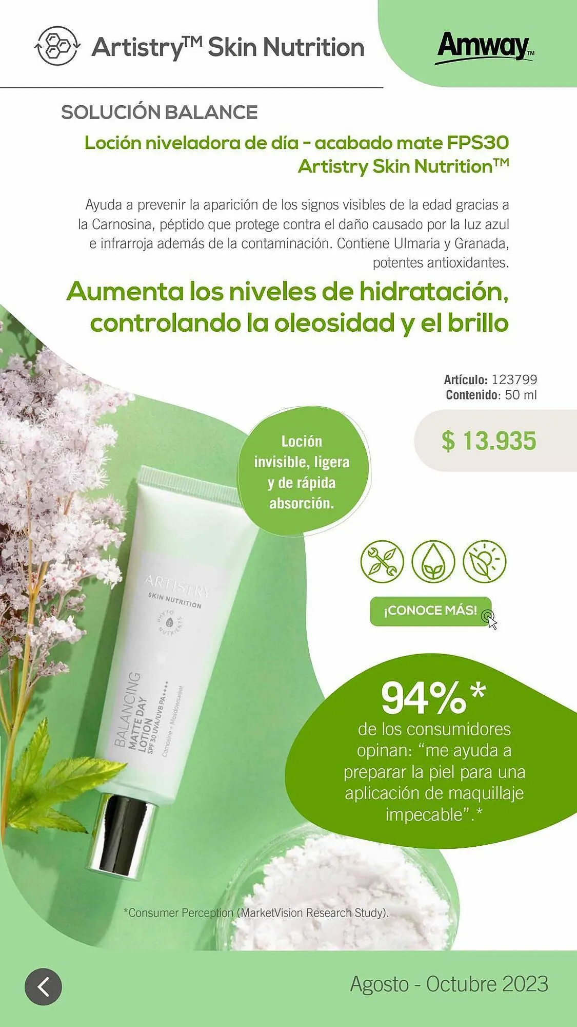 Ofertas de Catálogo Amway 1 de agosto al 31 de octubre 2023 - Página 8 del catálogo