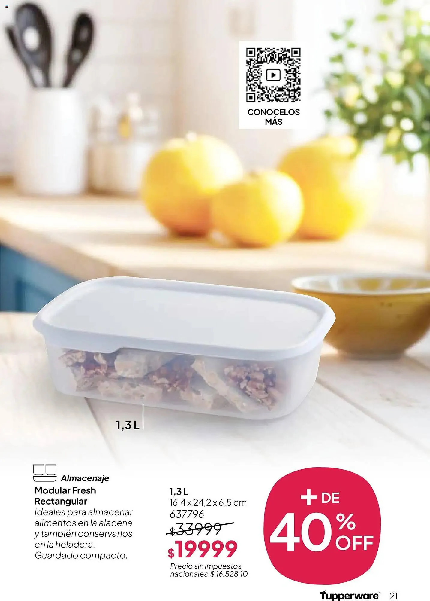 Ofertas de Folleto Tupperware 24 de noviembre al 31 de diciembre 2025 - Página 22 del catálogo