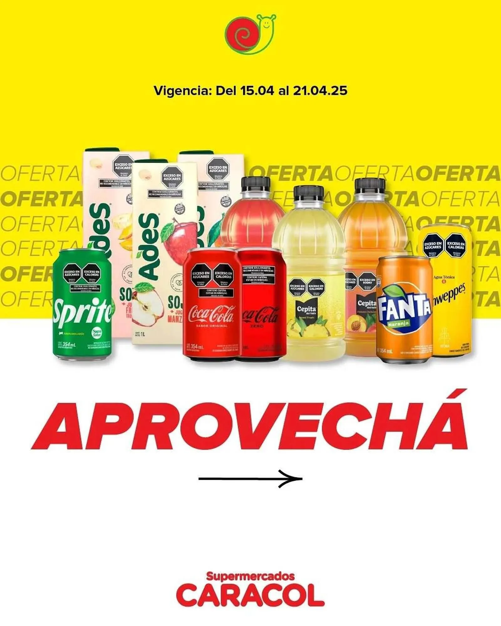 Ofertas de Catálogo Supermercados Caracol 15 de abril al 21 de abril 2025 - Página 1 del catálogo