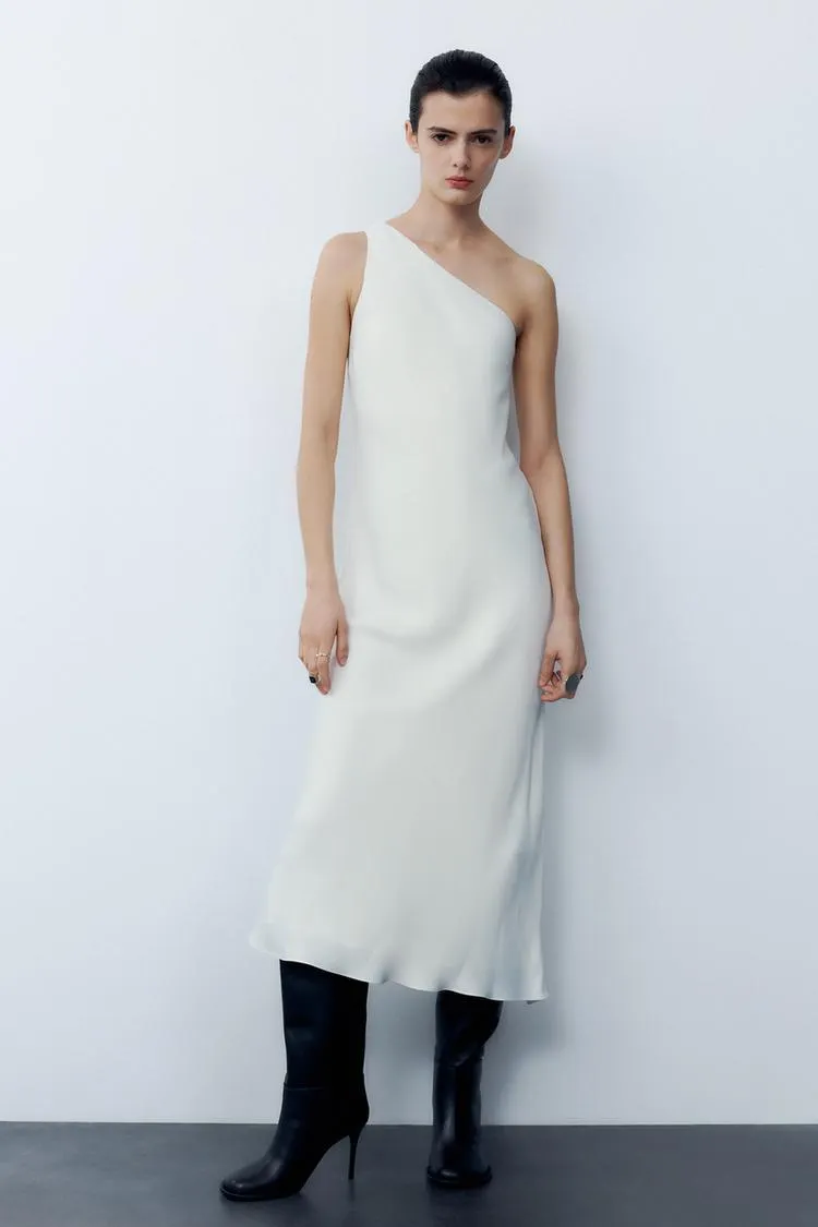 VESTIDO ASIMÉTRICO ZW COLLECTION