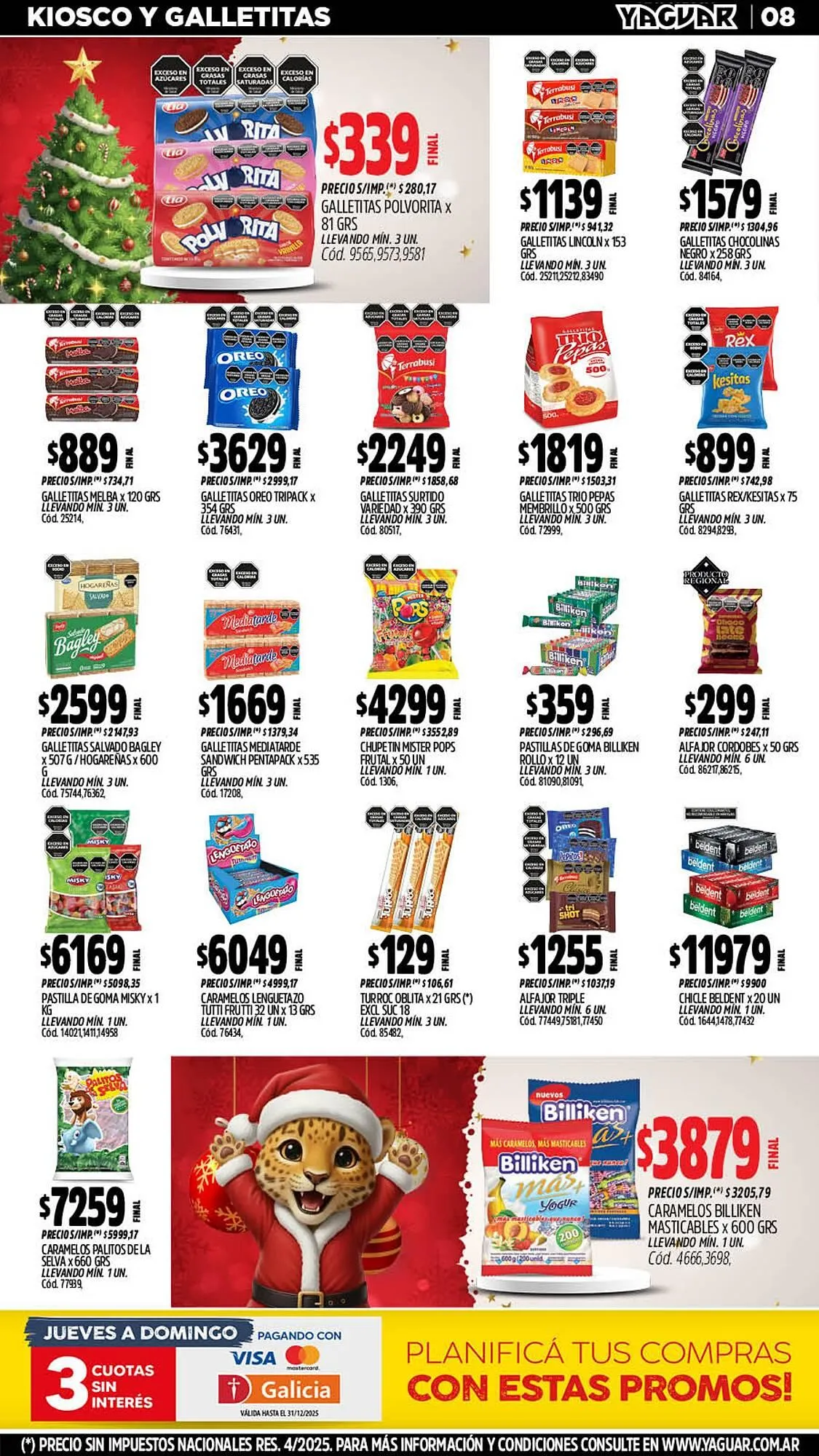 Ofertas de Catálogo Supermercados Yaguar 22 de diciembre al 28 de diciembre 2025 - Página 10 del catálogo