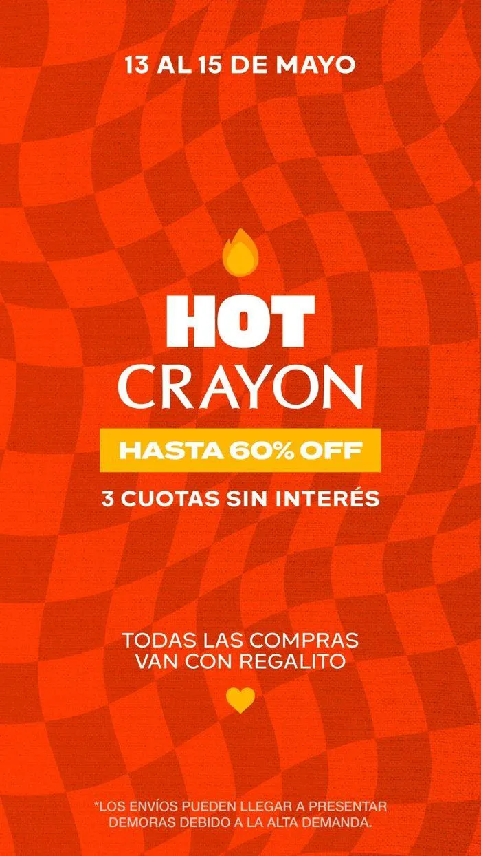Hot Crayon Hasta 60% off - 1