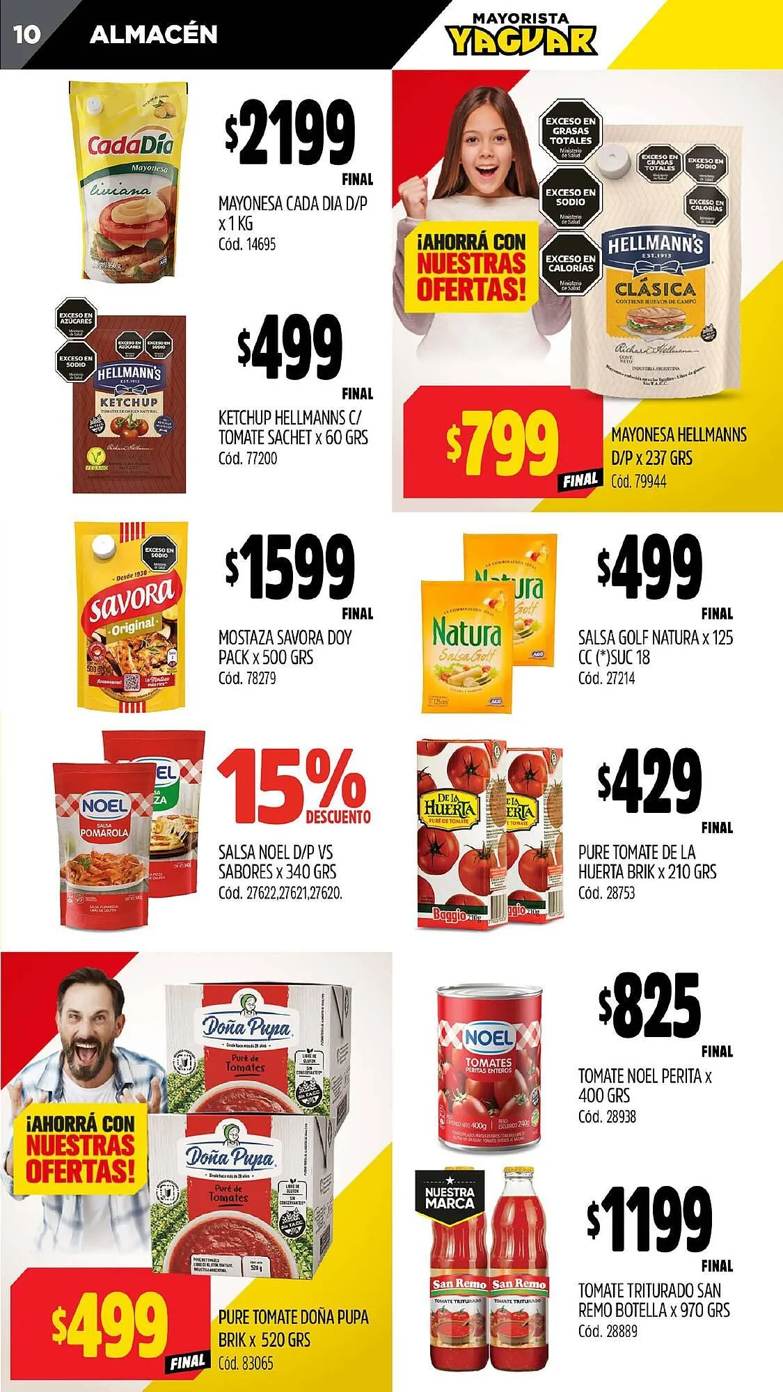 Ofertas de Catálogo Supermercados Yaguar 24 de marzo al 30 de marzo 2025 - Página 11 del catálogo