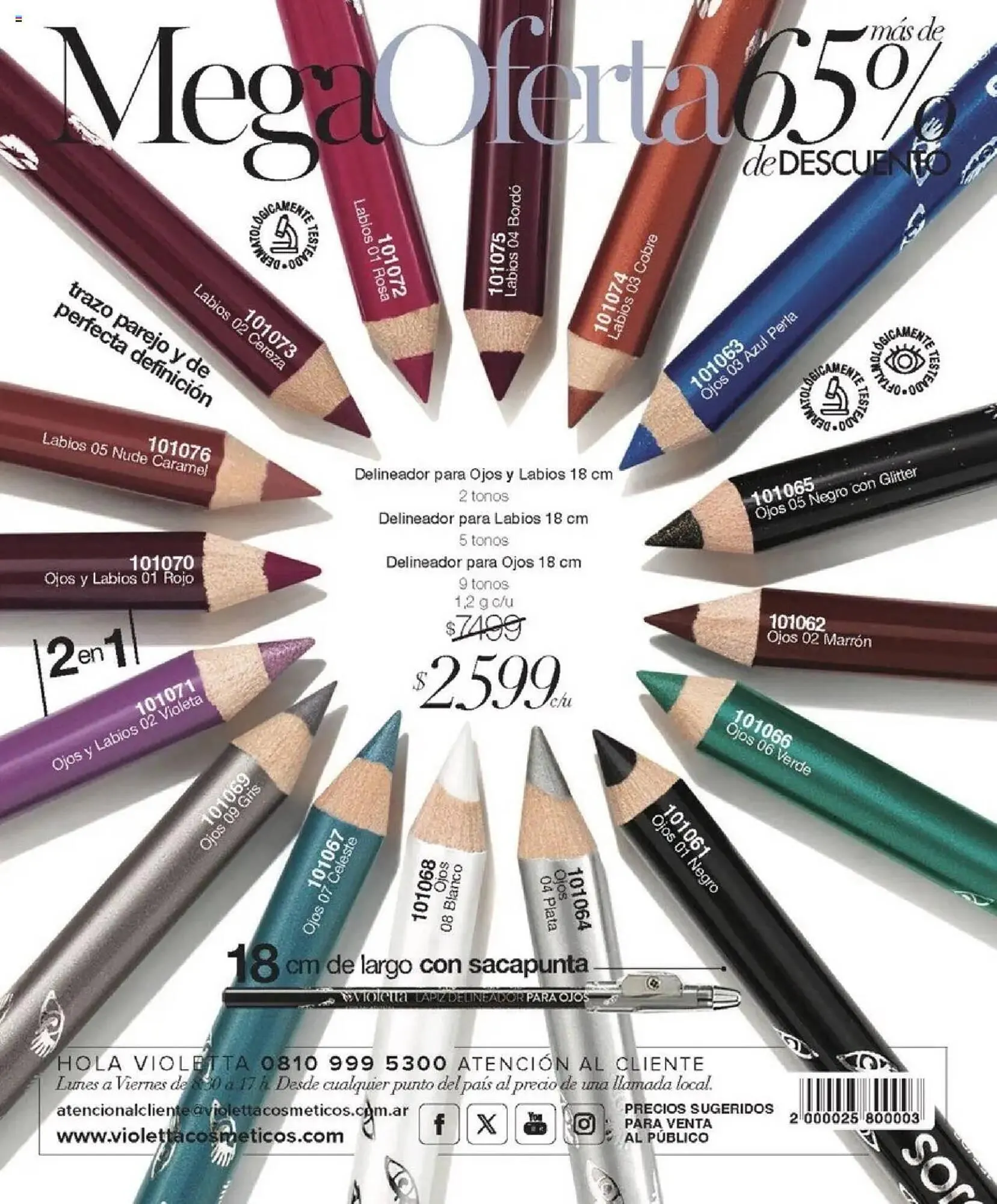 Ofertas de Catálogo Violetta Cosméticos 16 de mayo al 2 de junio 2025 - Página 465 del catálogo