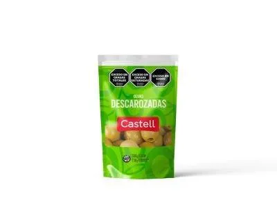ACEITUNAS CASTELL VERDES DESCAROZADAS DOYPACK 140 - 150 GR