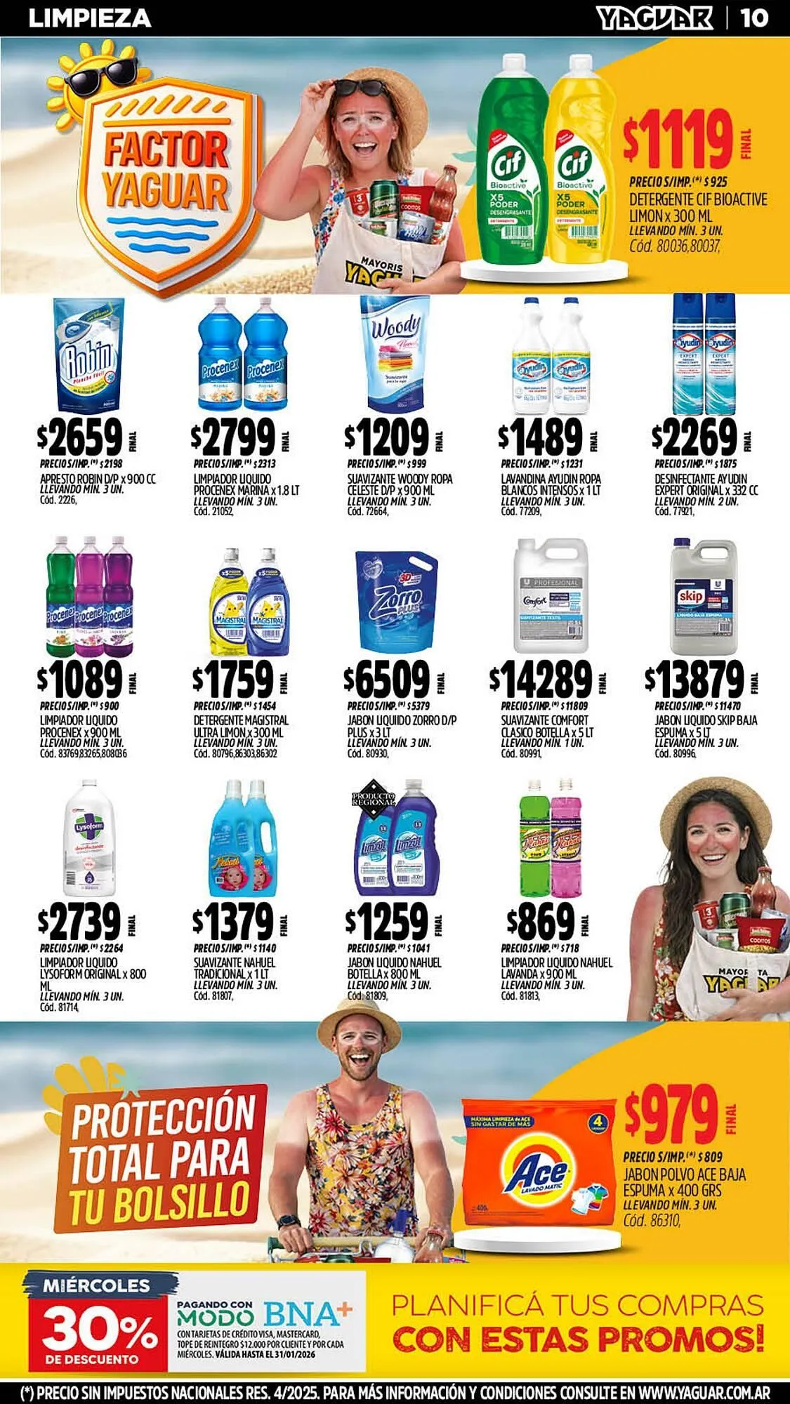 Ofertas de Catálogo Supermercados Yaguar 19 de enero al 25 de enero 2026 - Página 10 del catálogo